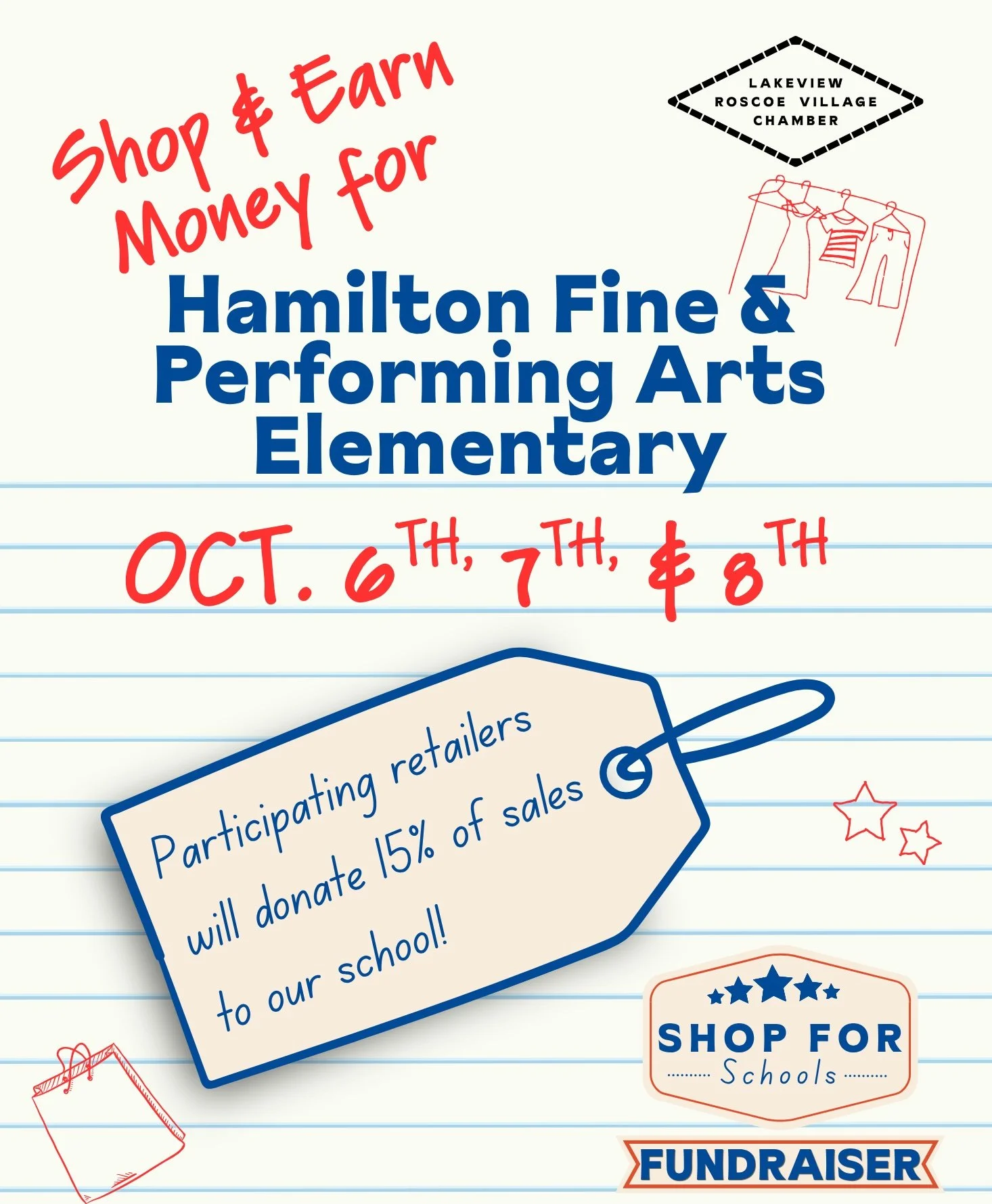 Shop For Schools Oct. 6-8