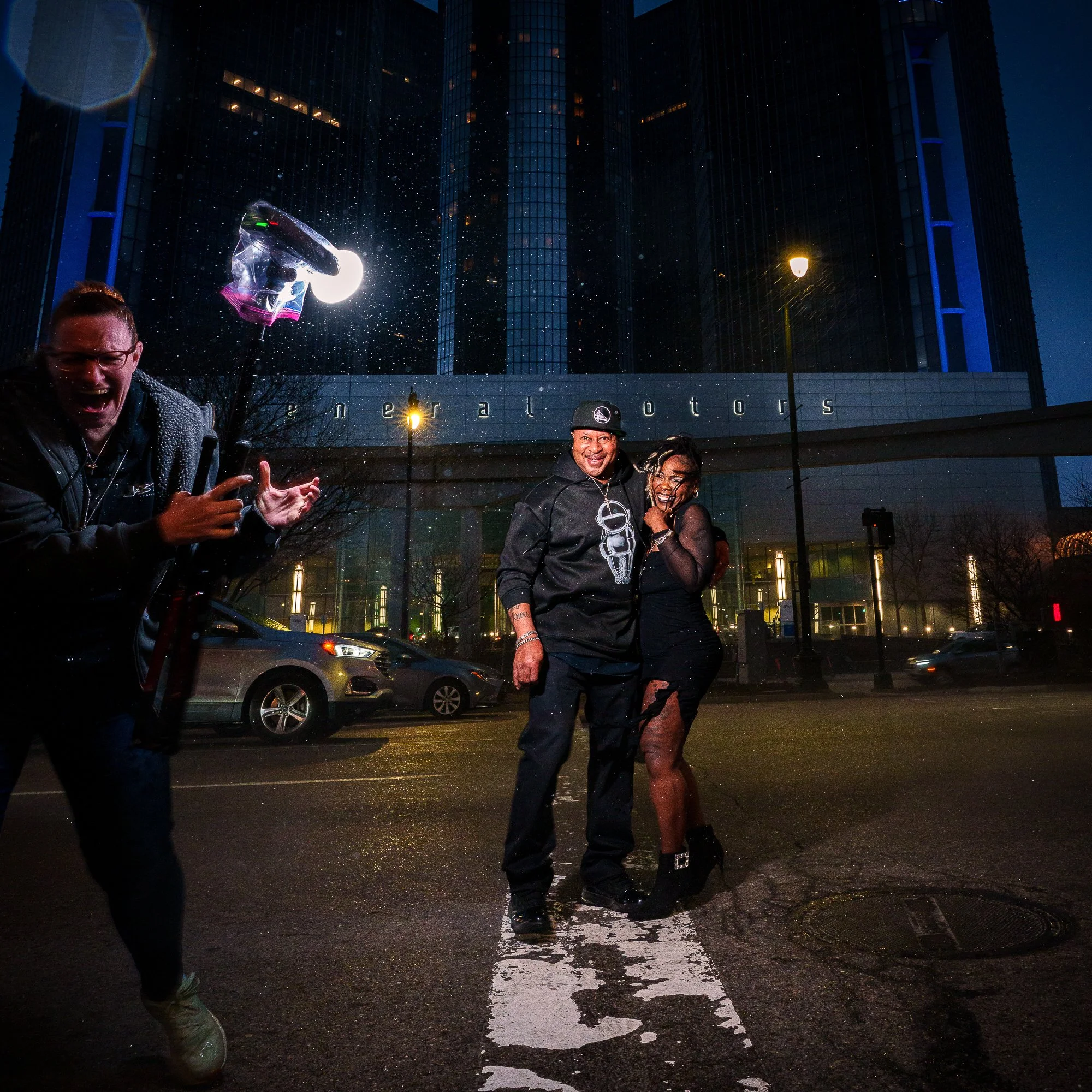 Engagement Session Adventure Through Downtown Detroit