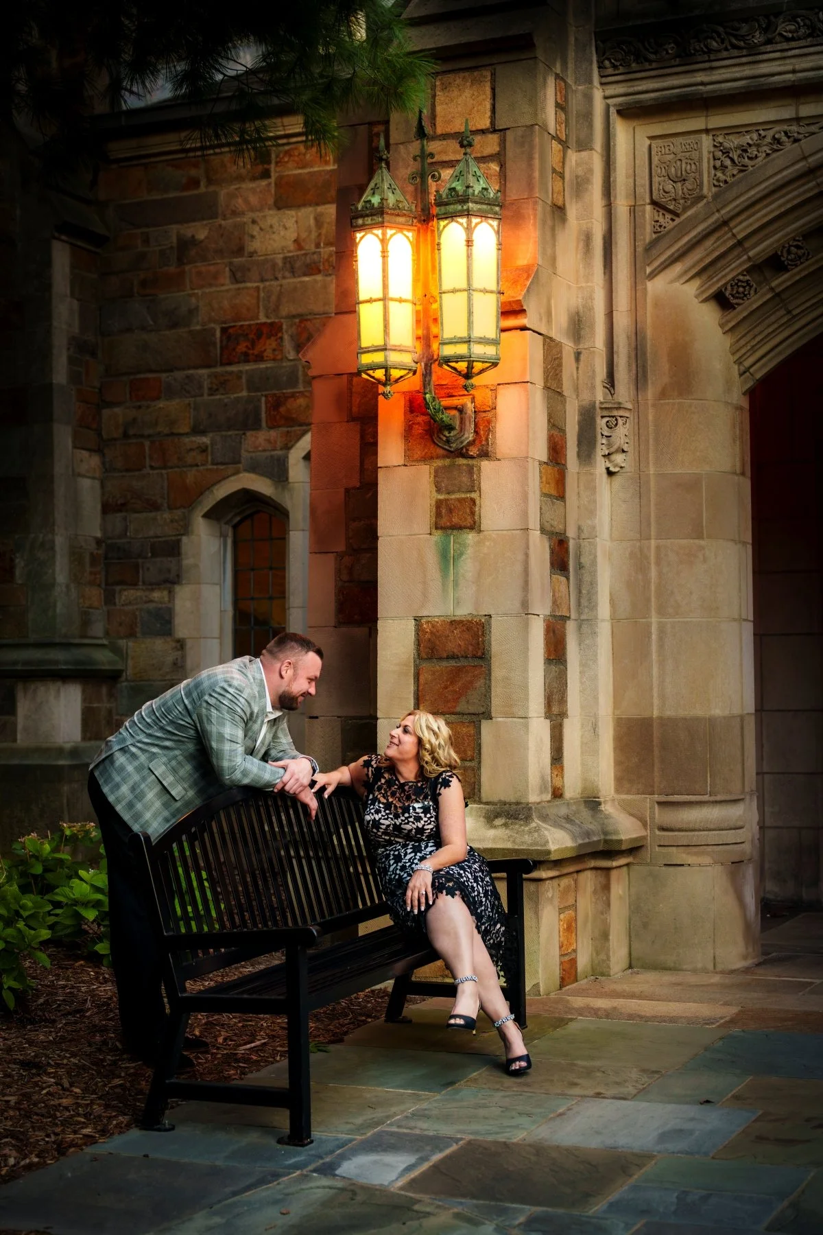 Engagement Session at the Ann Arbor Law Quad