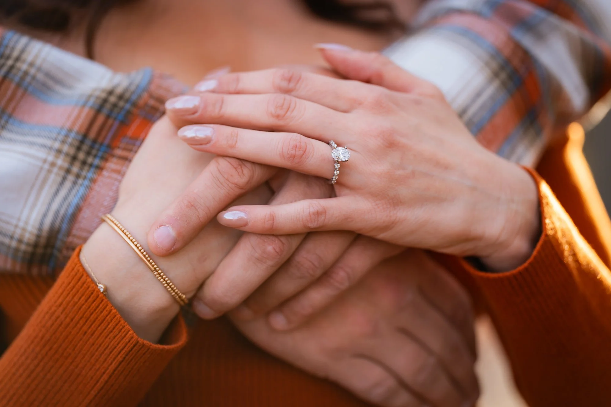 Fall Engagement Photos at Rochester Municipal Park with Dogs & Autumn Colors