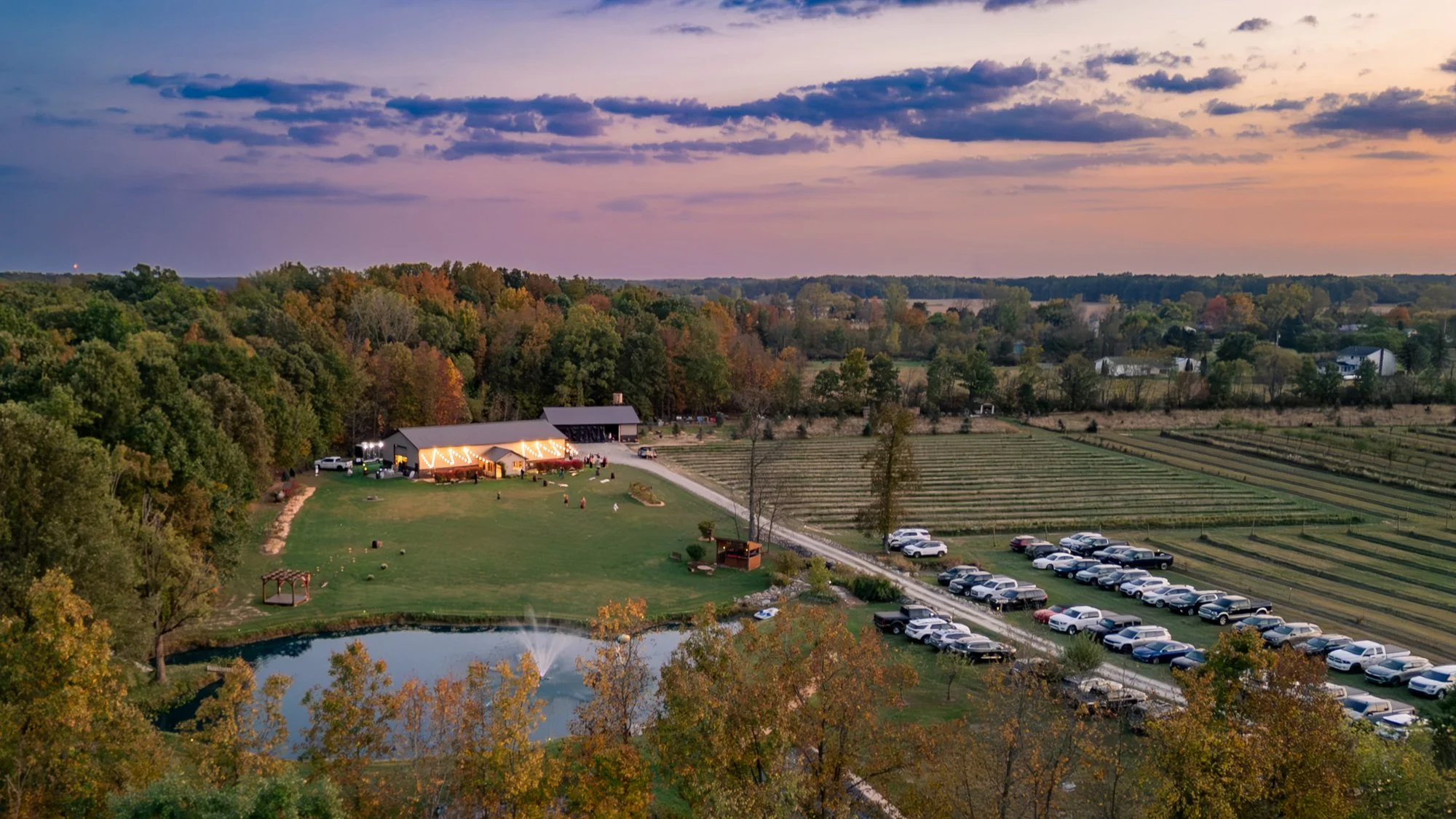 Romantic Barn Wedding at Milkhouse Meadows in Swartz Creek, Michigan
