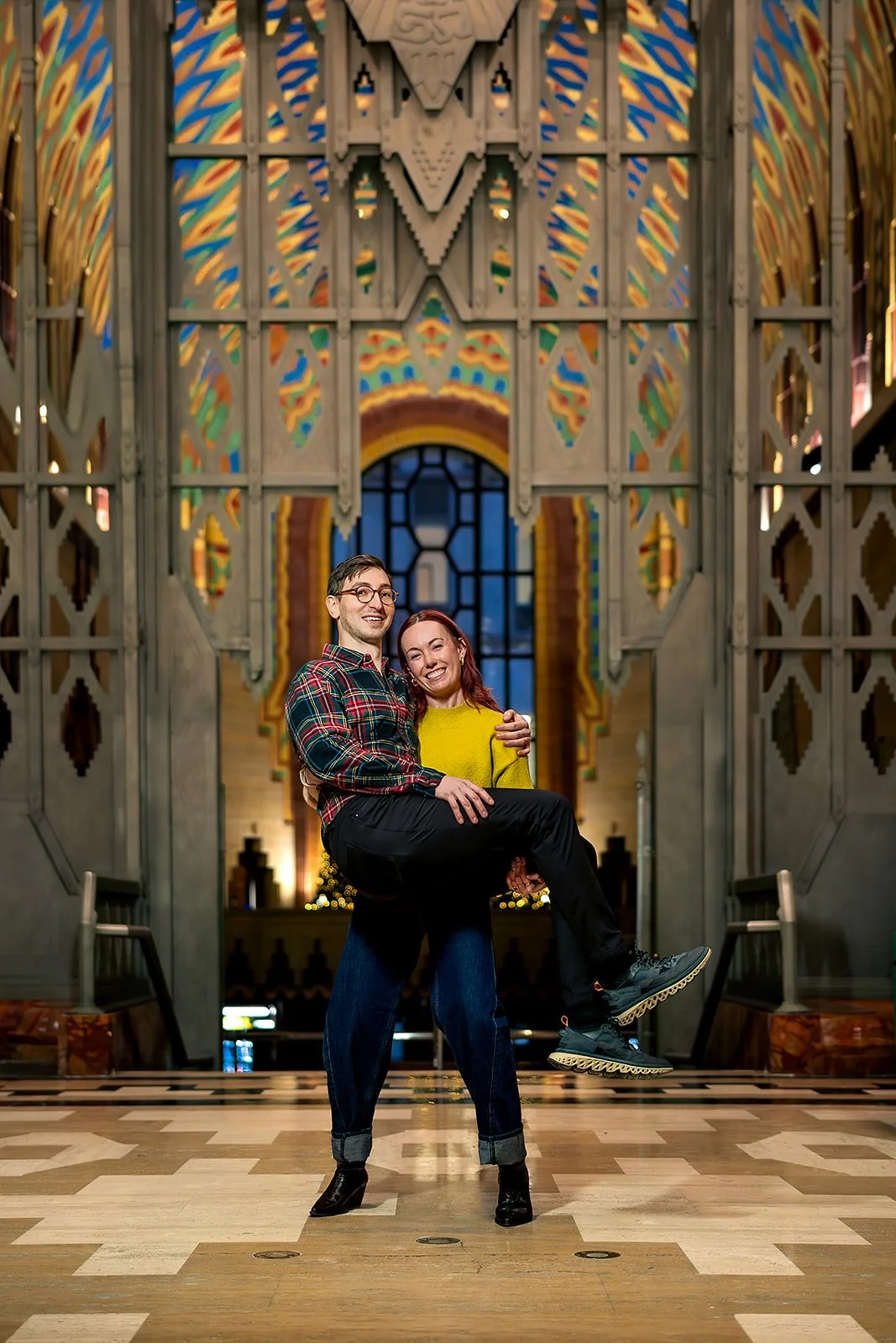 A Campus Martius Proposal, Then Detroit Engagement Photos From Classic to Iconic