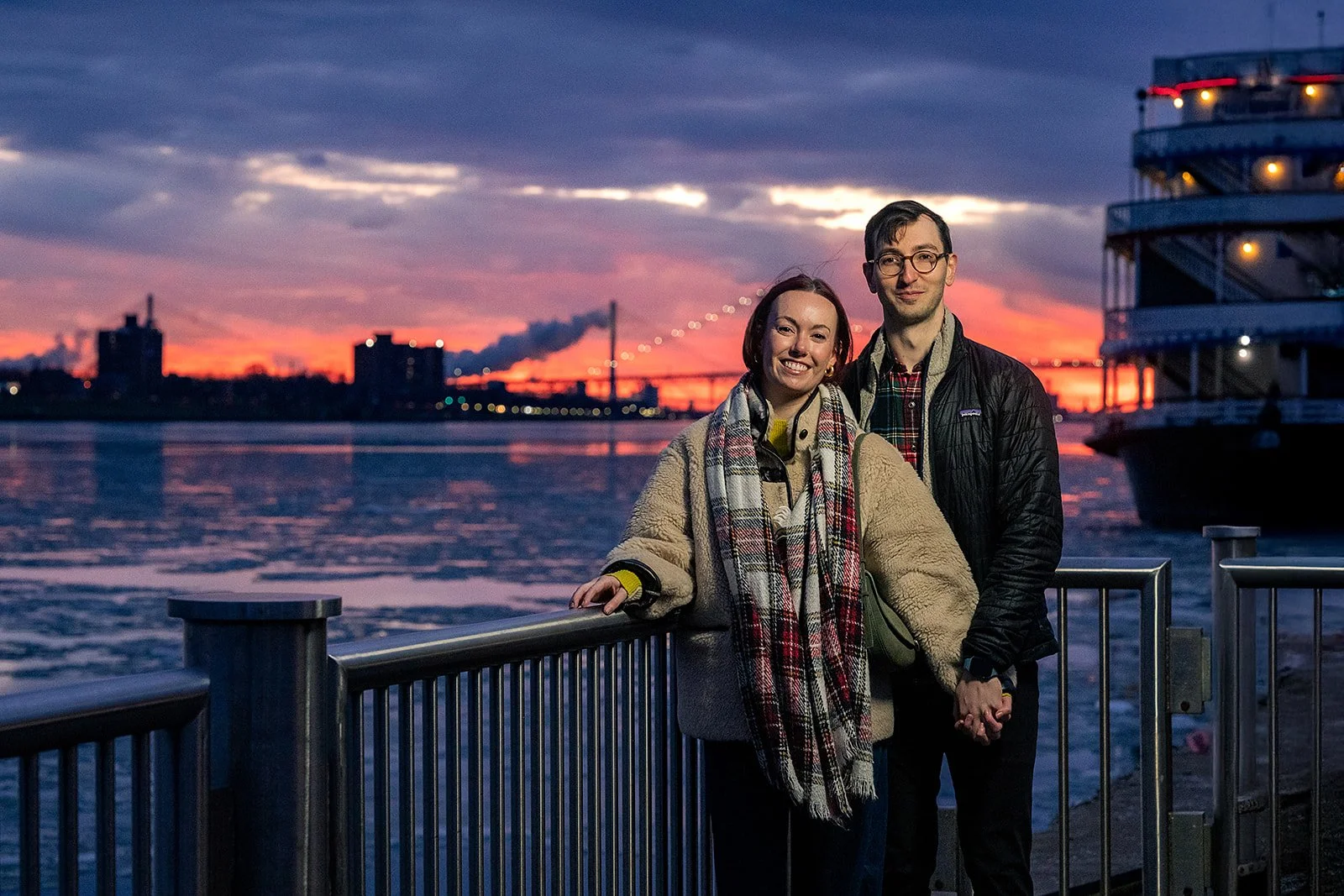 Campus Martius Proposal & Detroit Engagement Photos | J&B Patton ...