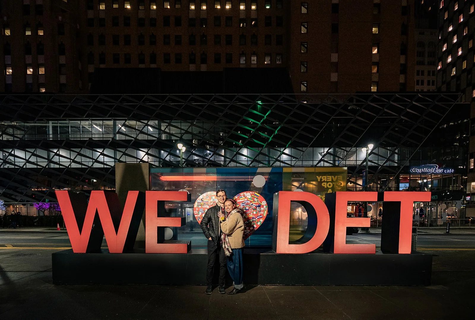 Campus Martius Proposal & Detroit Engagement Photos | J&B Patton ...