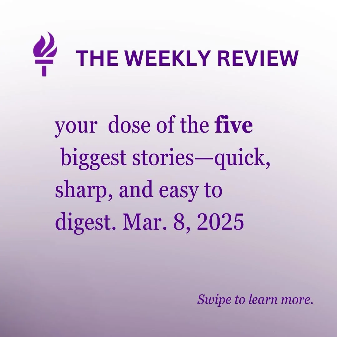 Your weekly news fix is here! Stay informed with the biggest stories from campus and beyond in The Weekly Review!