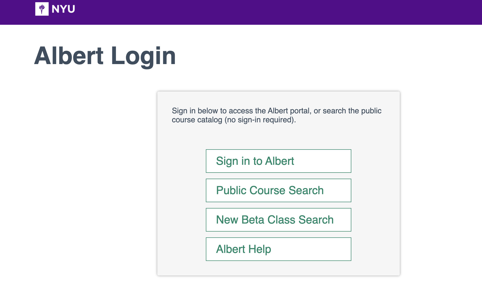 NYU Students Call for Overhaul of Albert Course Registration System ...