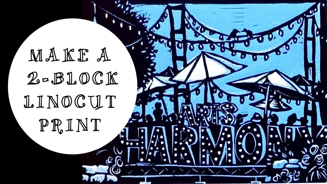 New Tutorial: 2-Block Linocut