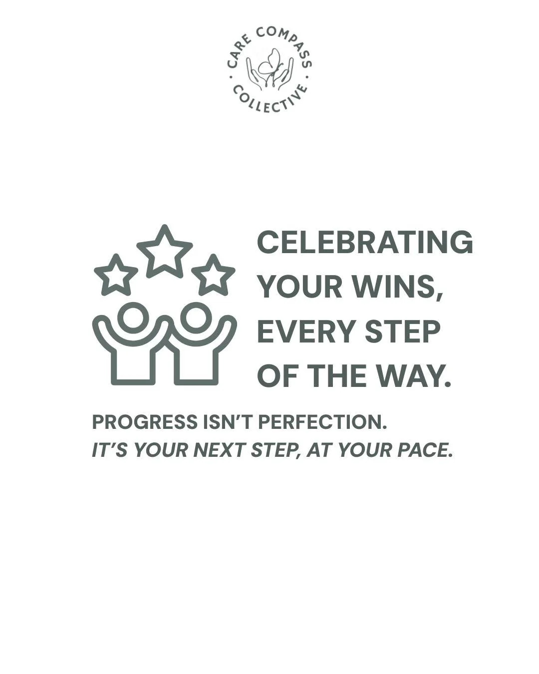 Progress looks different for everyone, and often it&rsquo;s made up of small, quiet steps taken at your own pace.

Sometimes simply showing up, even when things feel challenging, is a victory worth celebrating. Growth isn&rsquo;t about perfection it&