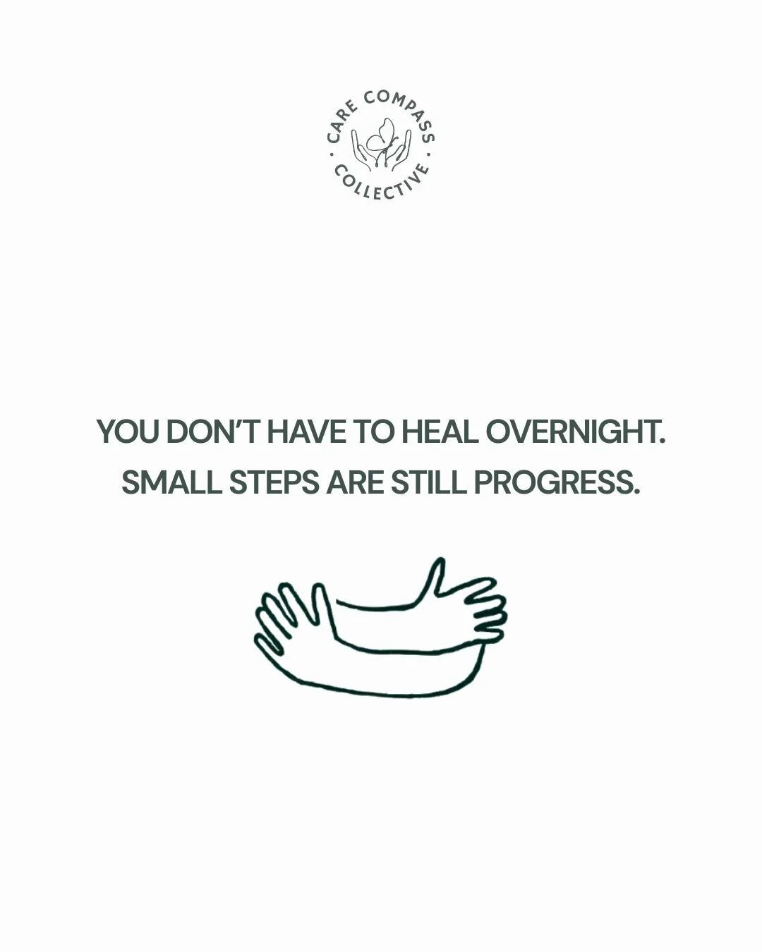 Progress isn&rsquo;t about speed, it&rsquo;s about gentleness, presence, and the courage to take even the smallest step forward. 🌱 

Every pause, every breath, every moment of self-awareness is part of the journey. 

Be proud of yourself for showing