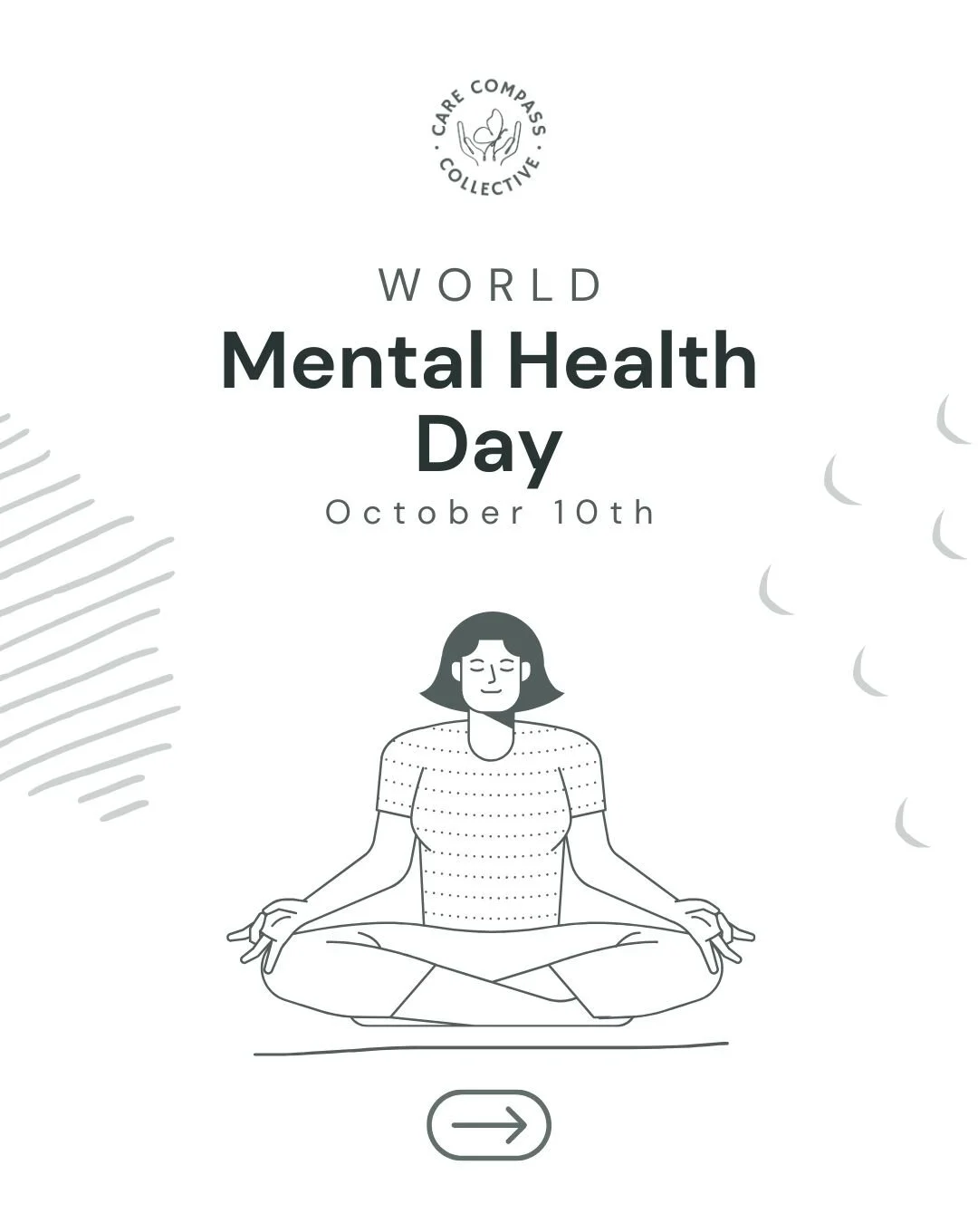 Today is World Mental Health Day 🤍 🌍 🧠

1 in 5 Australians will experience mental health challenges this year. Behind every number is a person, and every person deserves connection, respect and support.

Together we can make mental health a priori