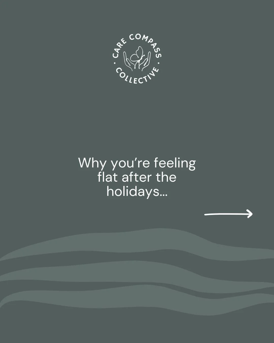 After the holidays, many people expect to feel refreshed or motivated.
But instead, they feel low, empty, or disconnected.

This post holiday flatness is often your nervous system adjusting after weeks of change, stimulation, and disrupted routine.

