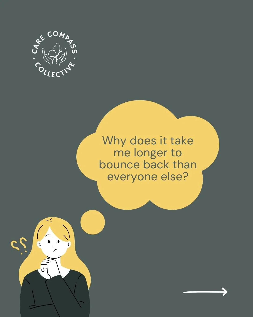 It is easy to look around and wonder why other people seem to bounce back faster.

But recovery is shaped by history.
By stress.
By trauma.
By mental health.
By the invisible weight someone has been carrying for years.

For many people living with ps