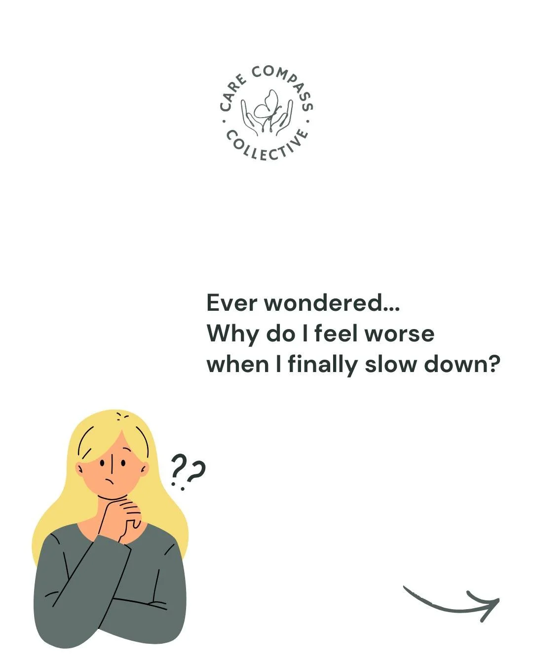 Many people expect rest to feel instantly calming. 😴

But when your body has been in go mode for a long time, slowing down can feel uncomfortable at first.

Emotions surface.
Fatigue becomes noticeable.
Thoughts get louder.

This is not failure. It 