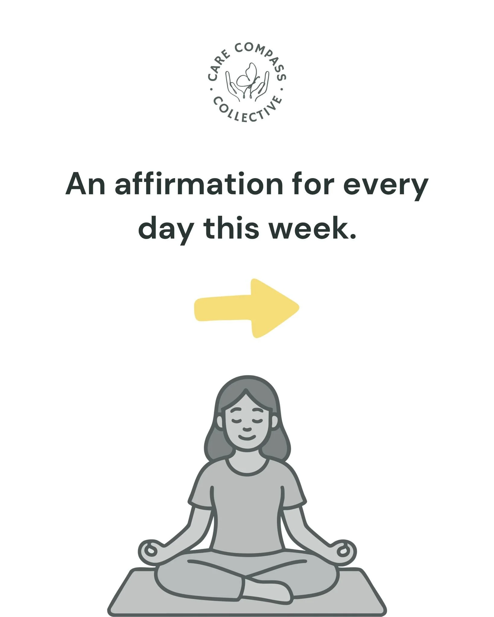One for every day. Because every day asks something different of you. 💛

Save this and come back to it whenever you need a reminder that you are doing better than you think.

Share it with someone who needs to hear it this week.

 #NDIS #Psychosocia