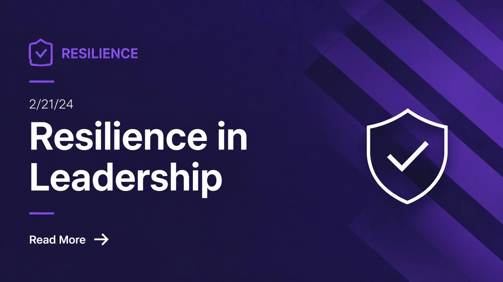 Resilience in Leadership 