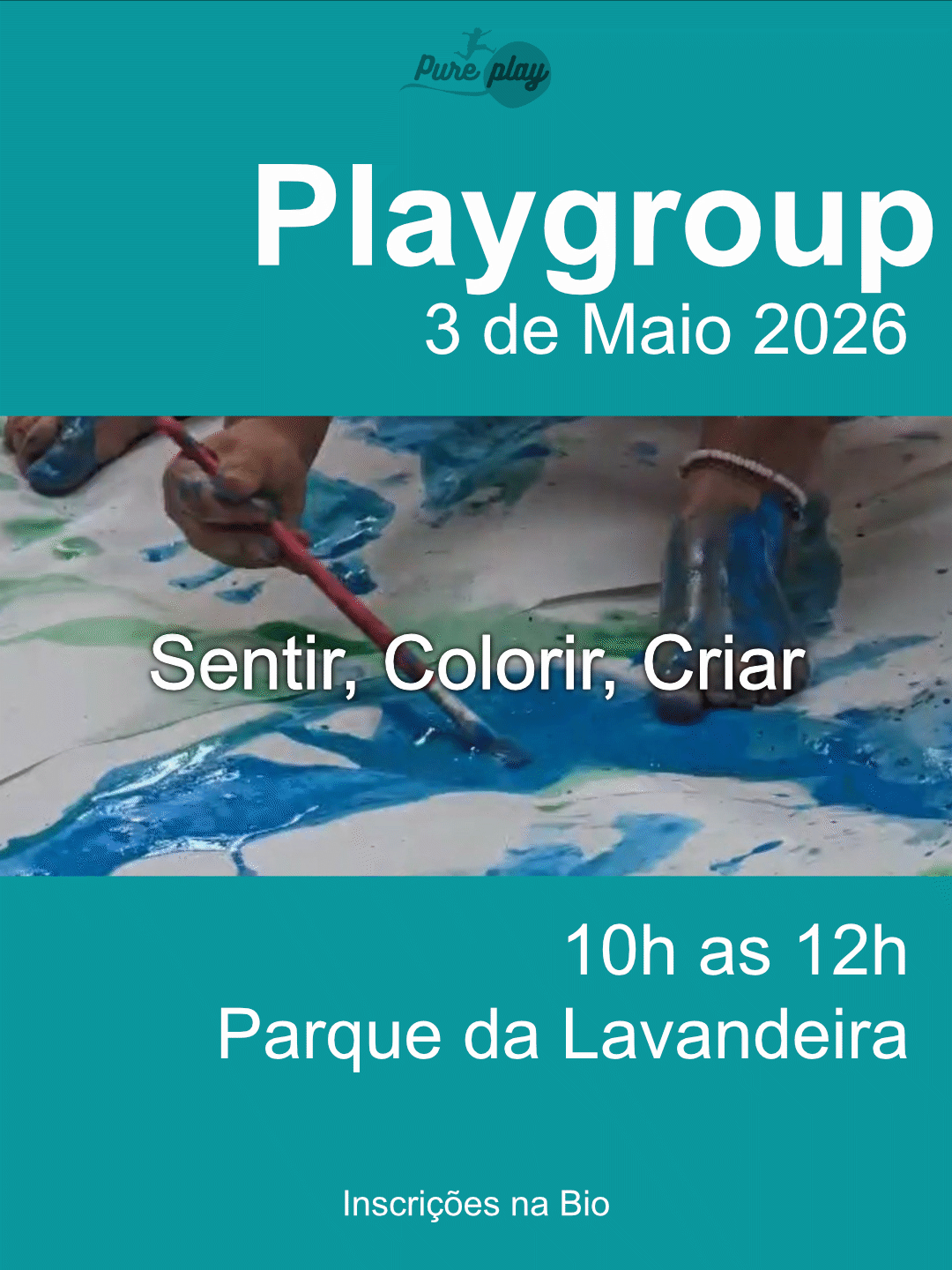 Playgroup Sentir, colorir, criar