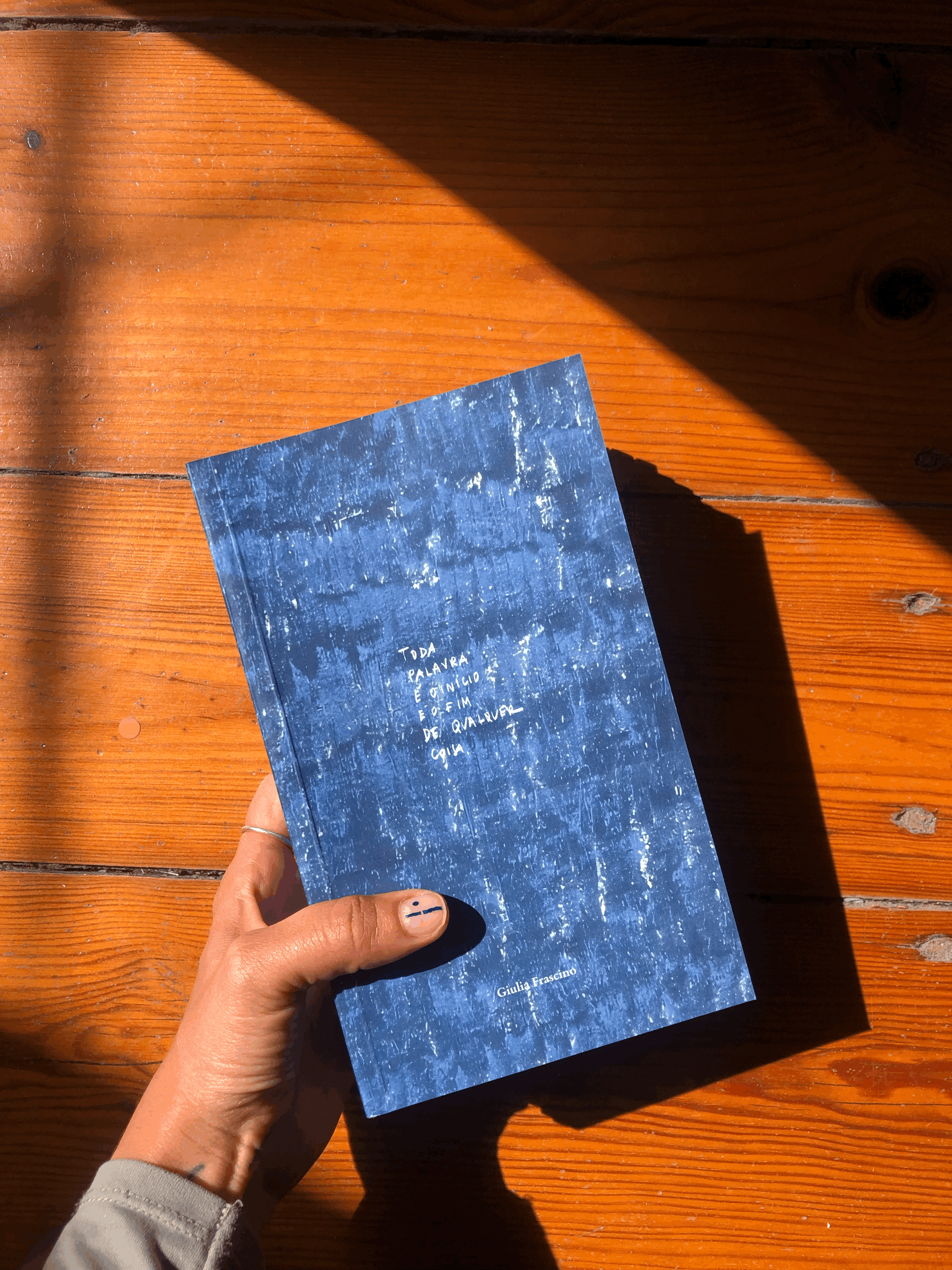LIVRO TODA PALAVRA É O INÍCIO E O FIM DE QUALQUER COISA