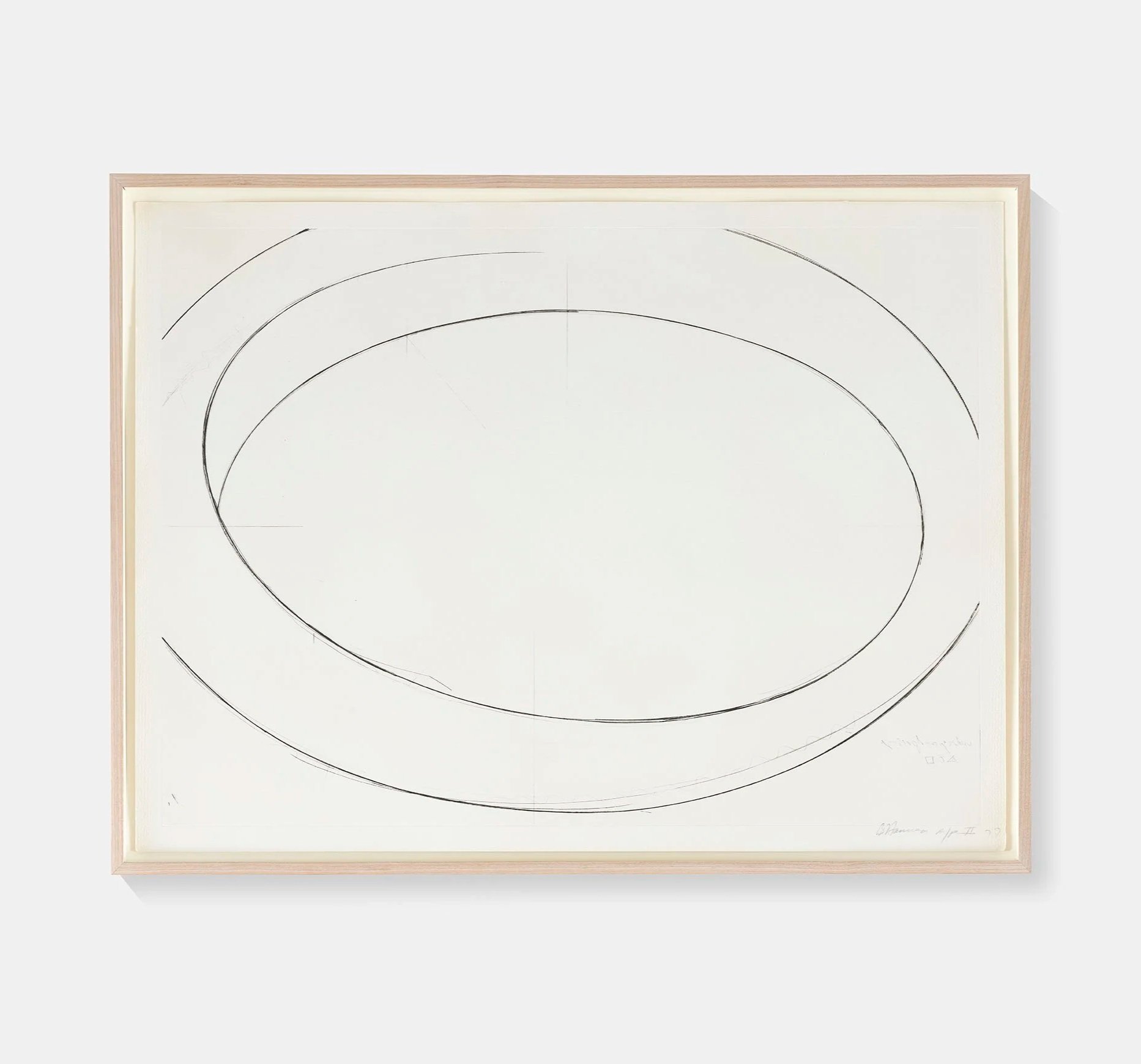Bruce Nauman,
Underground Passage,
1981,
Drypoint,
25¾ x 34½ in / (65.4 x 87.6 cm)