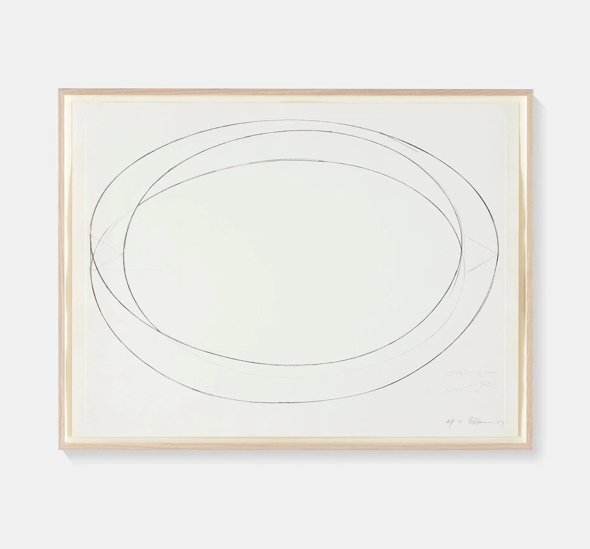 Bruce Nauman,
Underground Passage,
1981,
Drypoint,
25¾ x 34½ in / (65.4 x 87.6 cm)