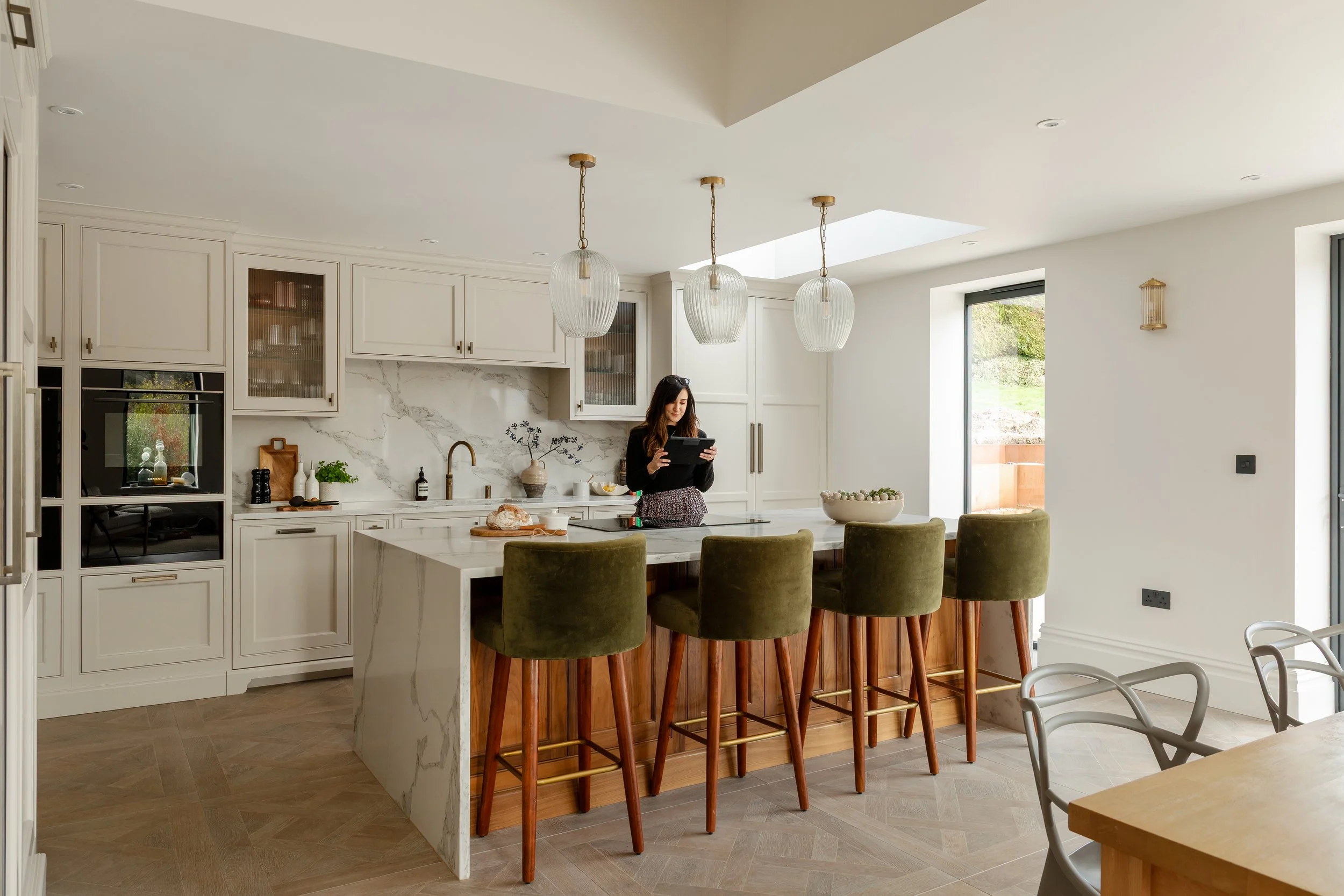 Kitchen interiors photoshoot