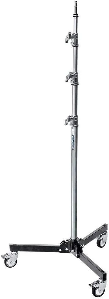 Avenger heavy-duty light stand with wheels for luxury studio photography setups.