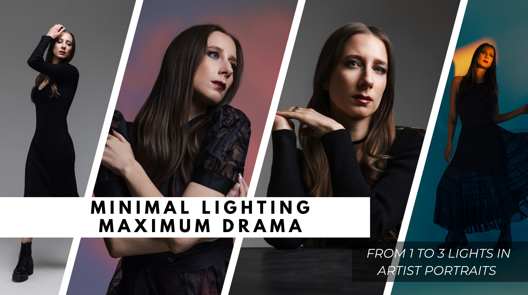 Minimal Lighting, Maximum Drama: From 1 to 3 Lights in Artist Portraits 