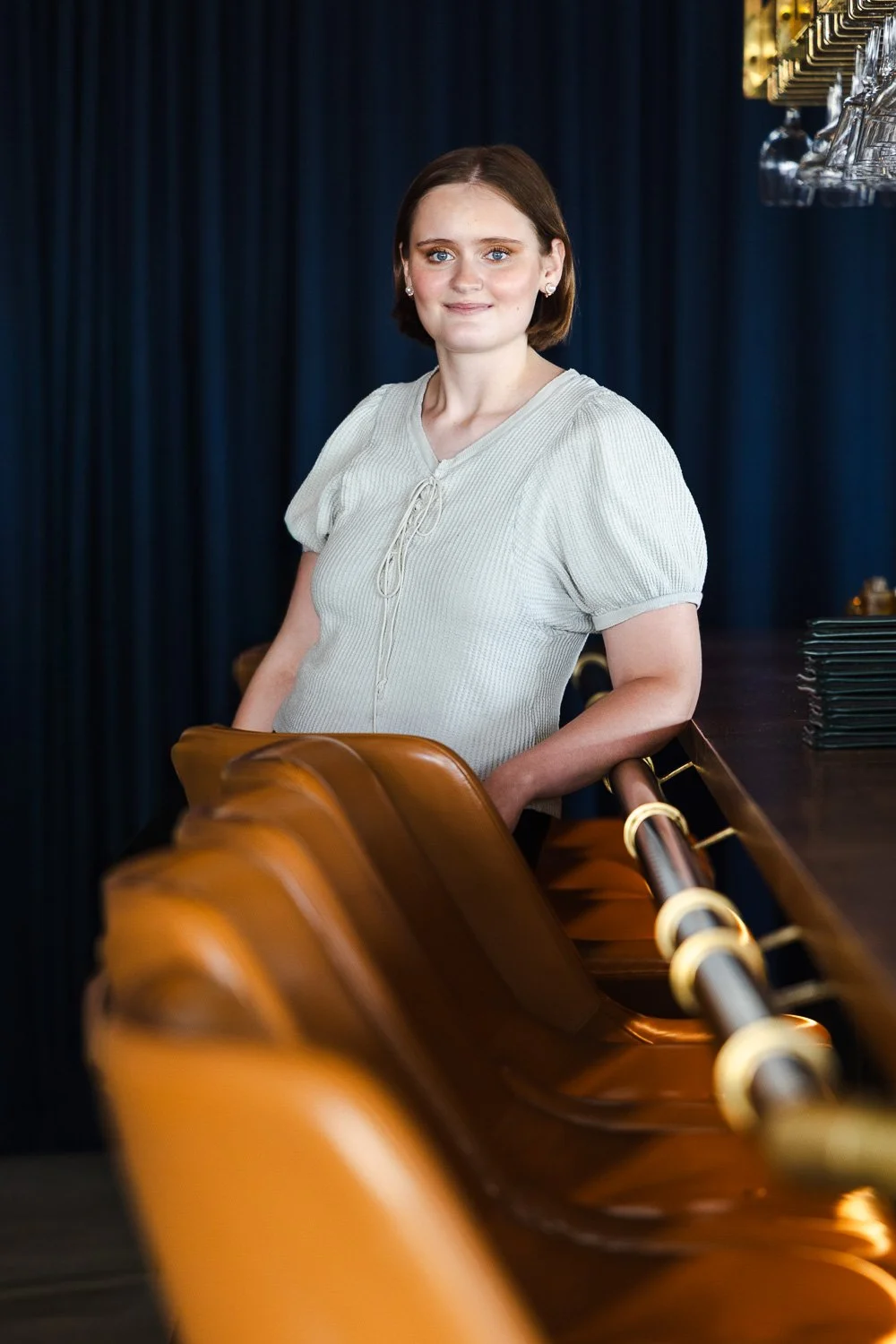 Behind the scenes at Fairlane Hotel bar, Nashville editorial photography