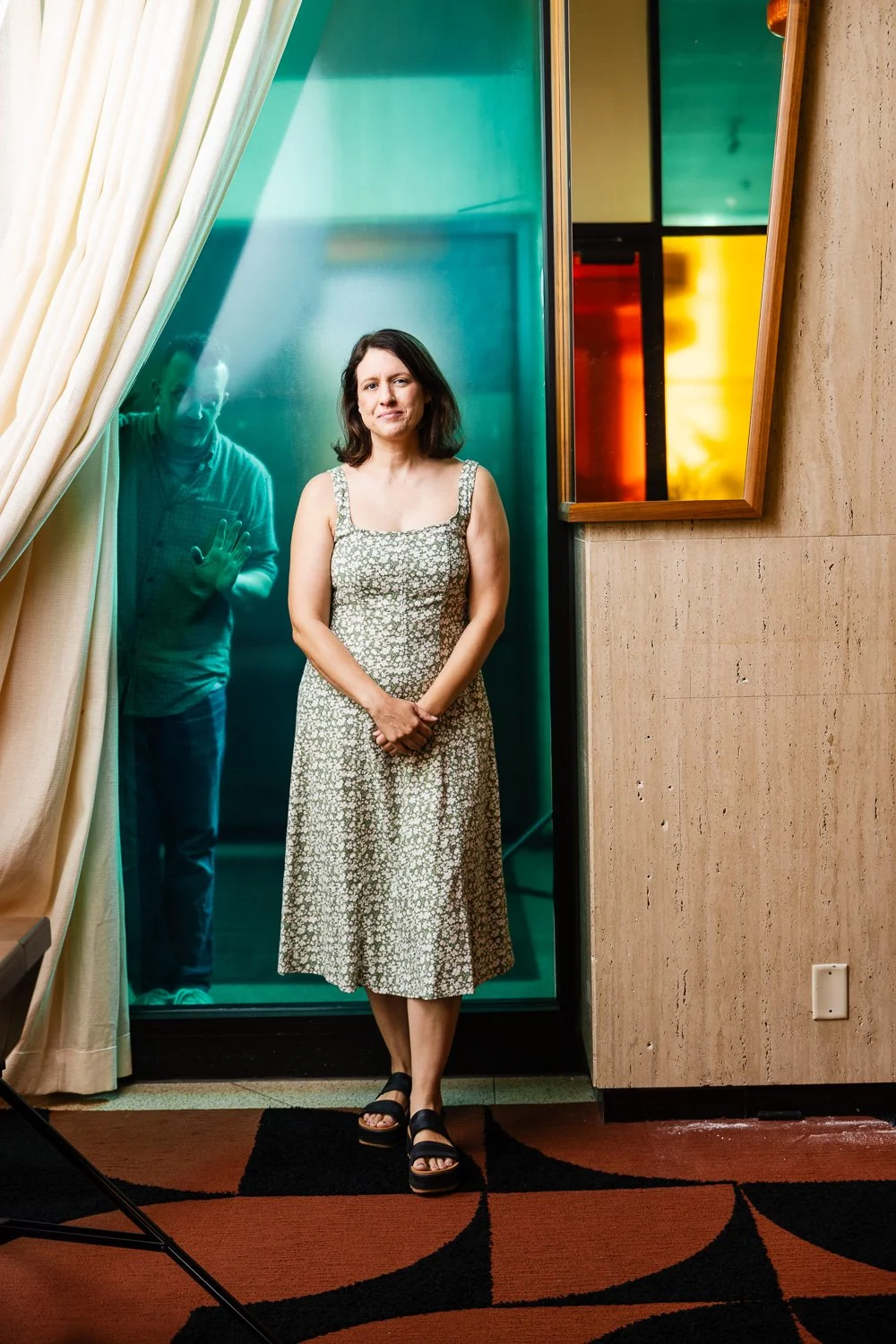 Lighting check portrait at Fairlane Hotel, Middle Tennessee