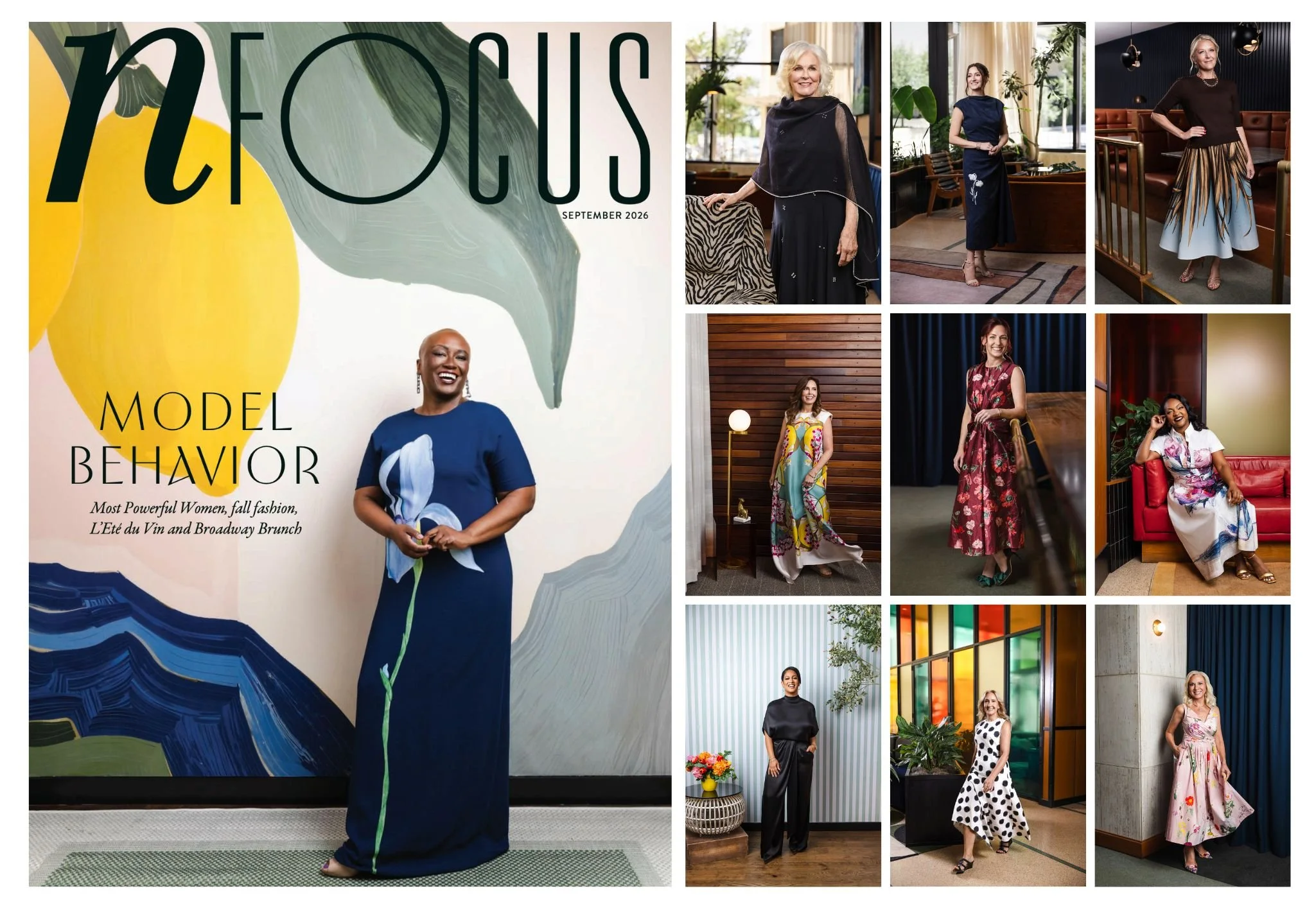 Ten Portraits, One Shoot Day: Behind the Scenes of nFocus Magazine's Model Behavior 2026