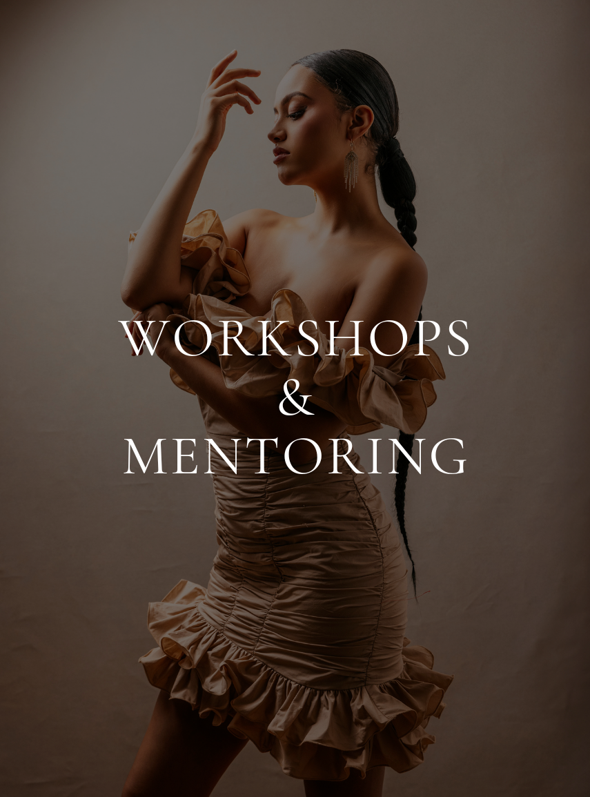 Photography workshops and mentoring for photographers led by Nashville photographer Tausha Dickinson.