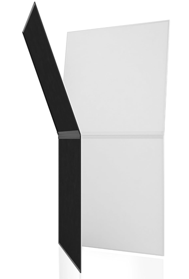 V-flat foldable reflector panel