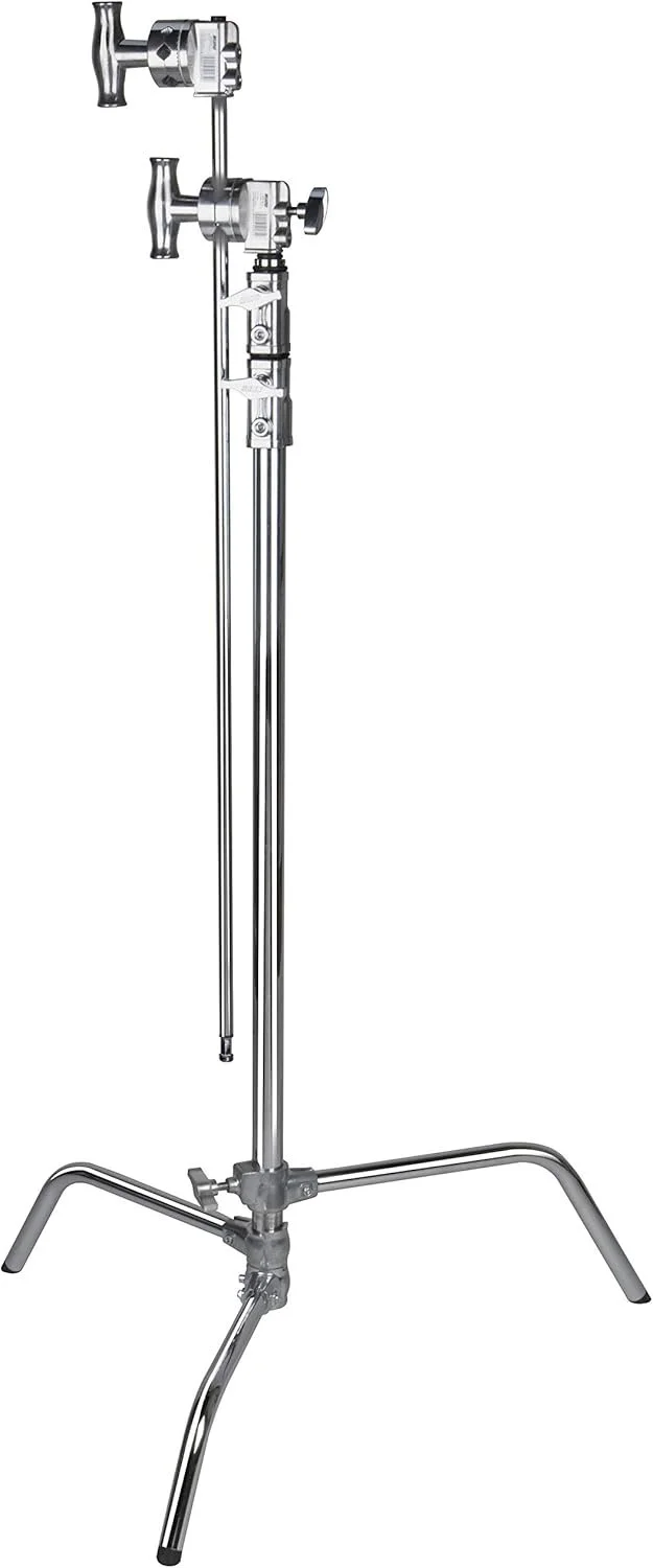Kupo C-Stand for stable, professional lighting support in high-end studios.