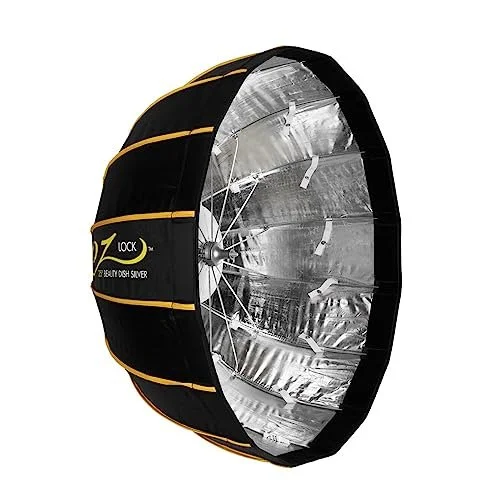 25-inch collapsible beauty dish for flattering, controlled mid-range portrait lighting.