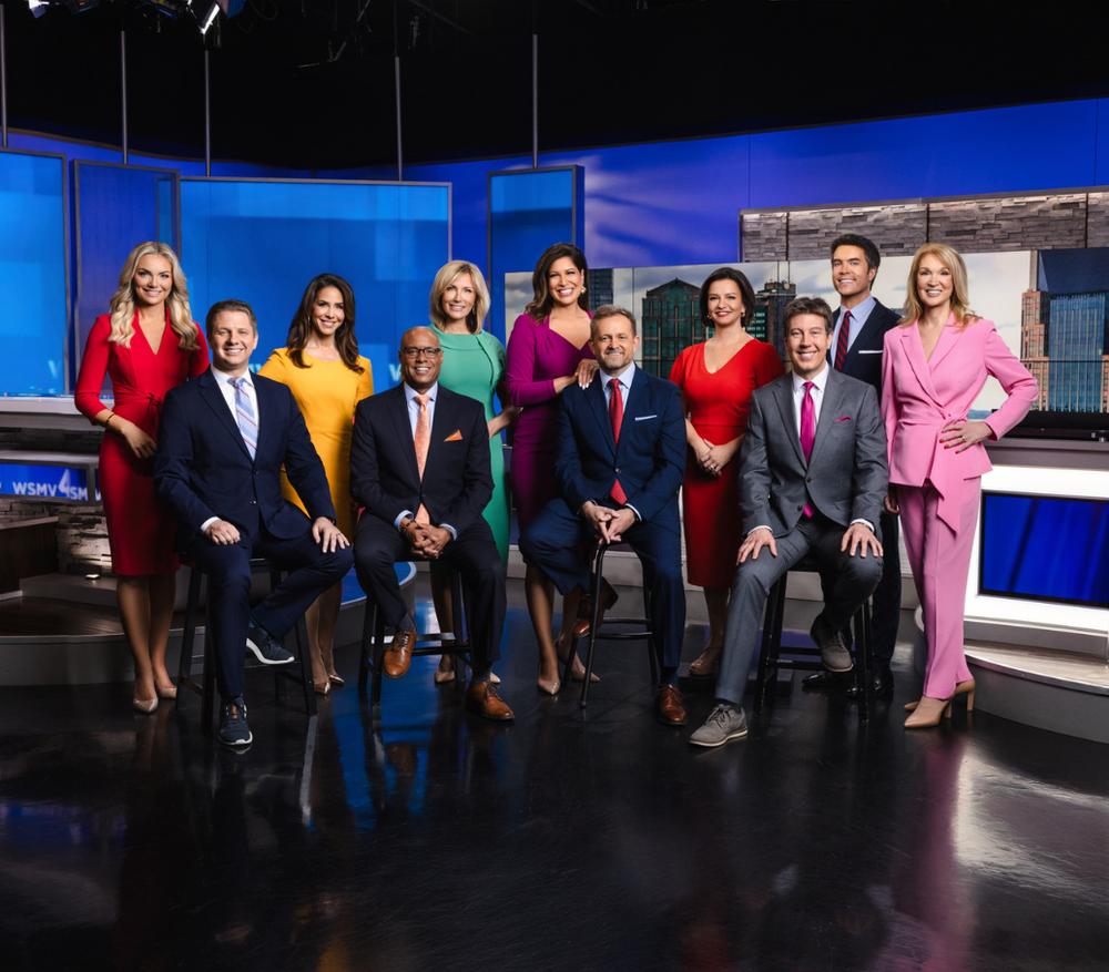WSMV 4 News team branding and headshots, Nashville