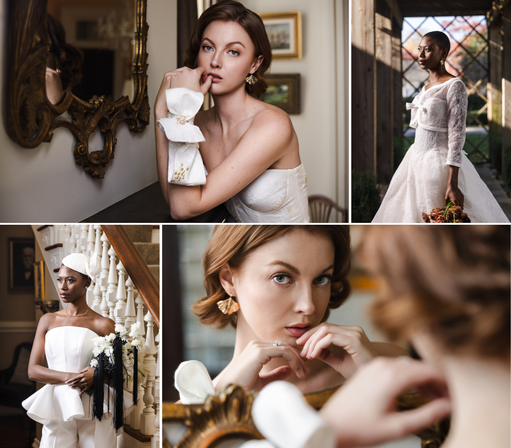 nFocus Magazine bridal editorial portrait, Nashville
