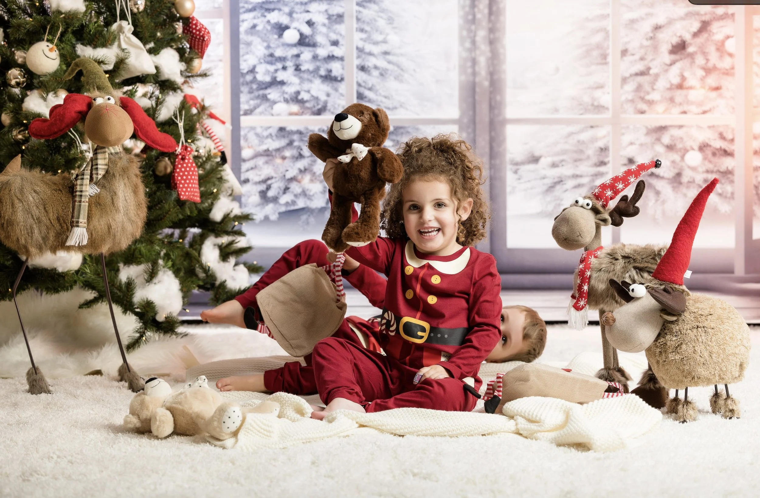 Familienfoto im Weihnachtsset von Norman Pretschner Photographie