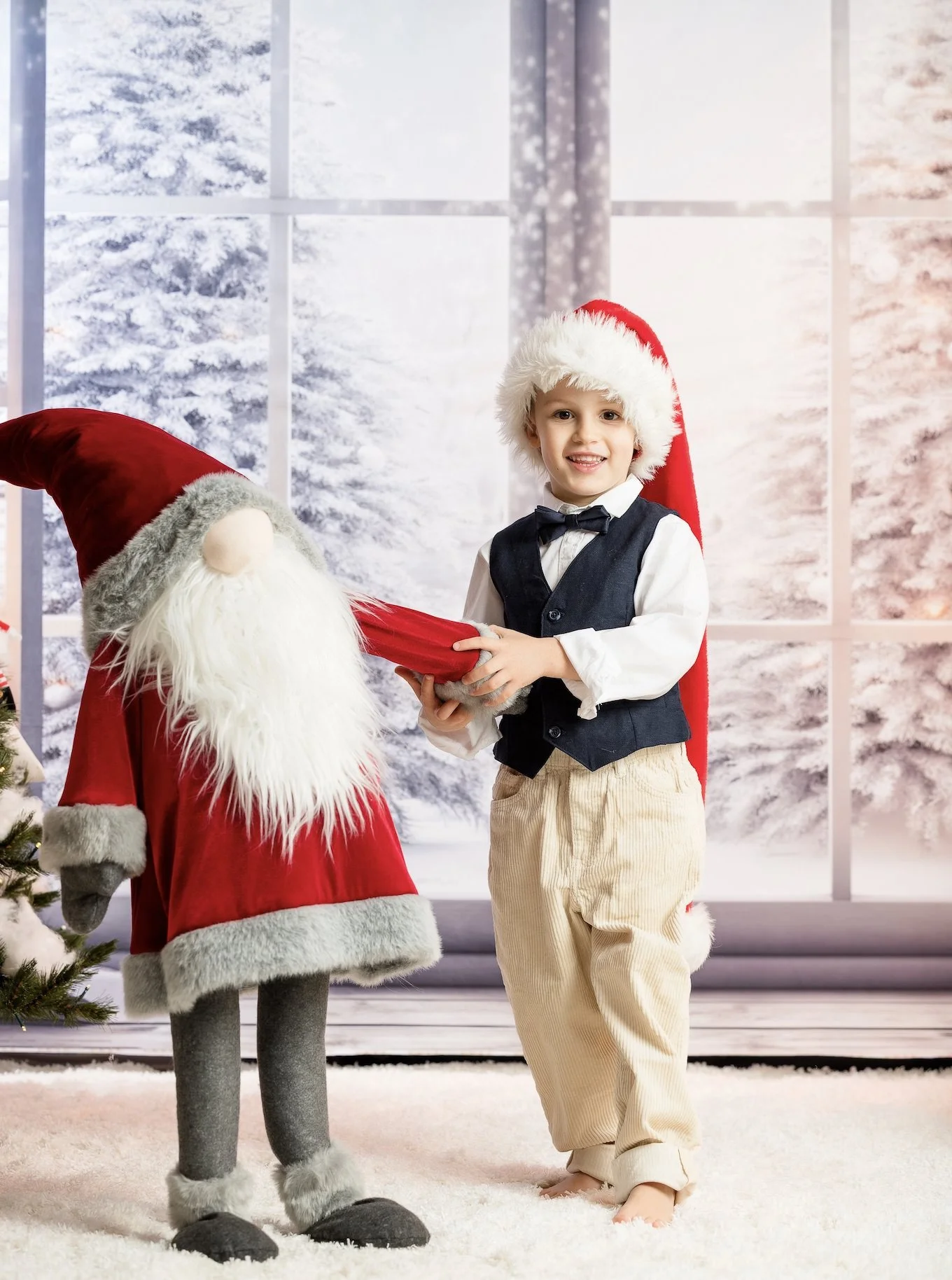 Familienfoto im Weihnachtsset von Norman Pretschner Photographie