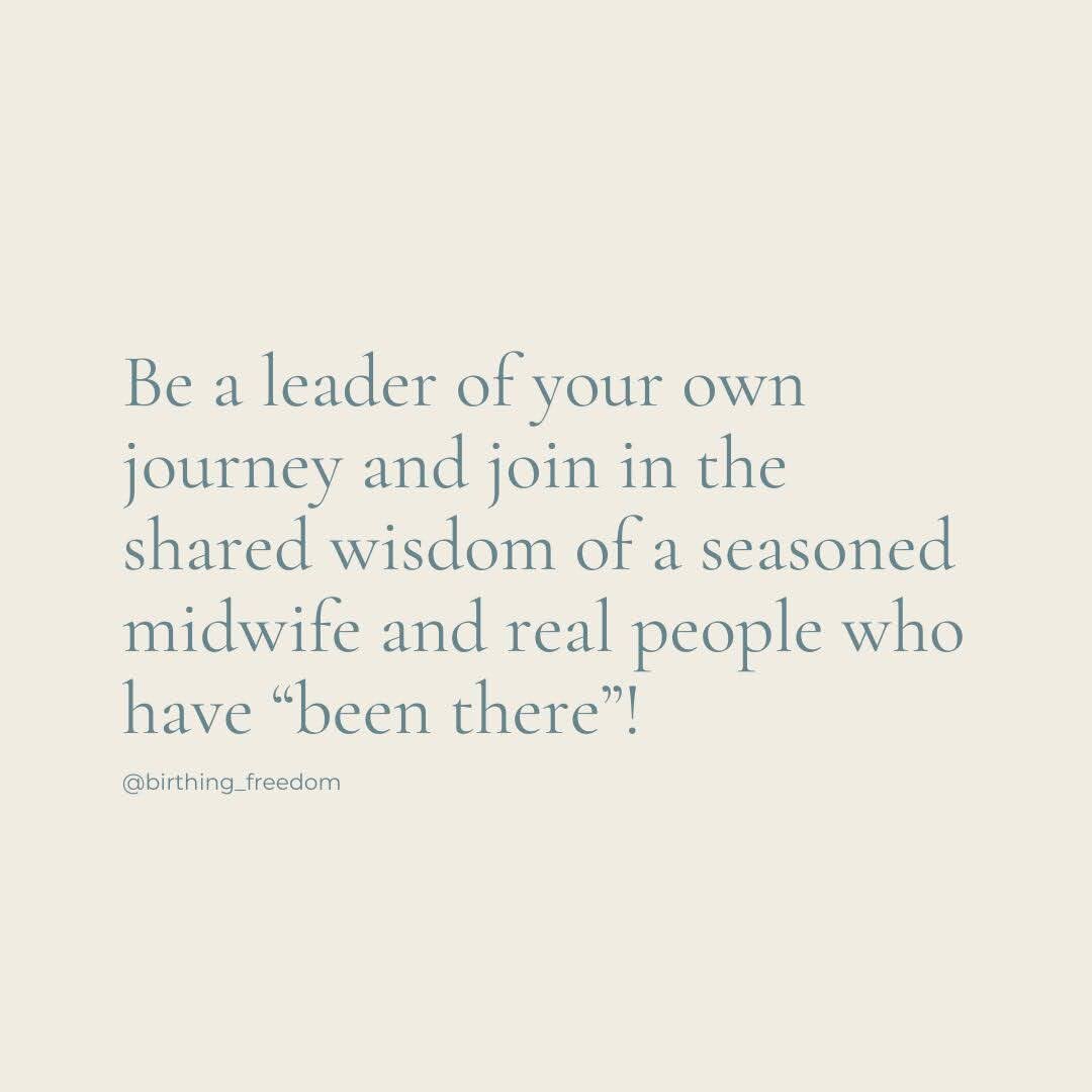 Be a leader of your own journey and join in the shared wisdom of a seasoned midwife and real people who have &ldquo;been there&rdquo;!

Start our Body, Mind &amp; Soul Childbirth Course Today 

(learn more through the link in our bio)

.

#birth #bir
