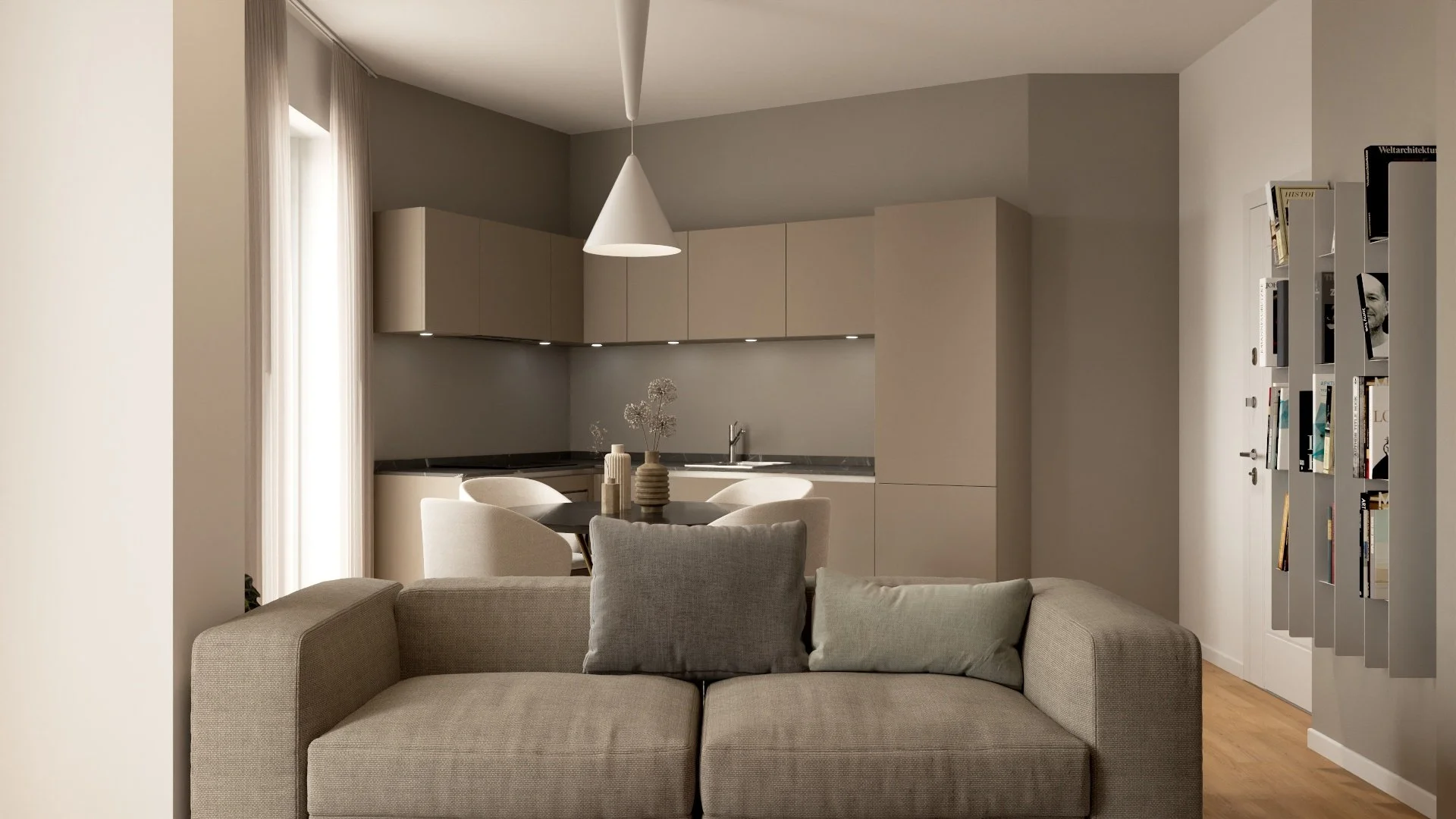 Via Mercadante - Elegante bilocale di nuova realizzazione con posto auto - In vendita - Santa Lucia Immobiliare