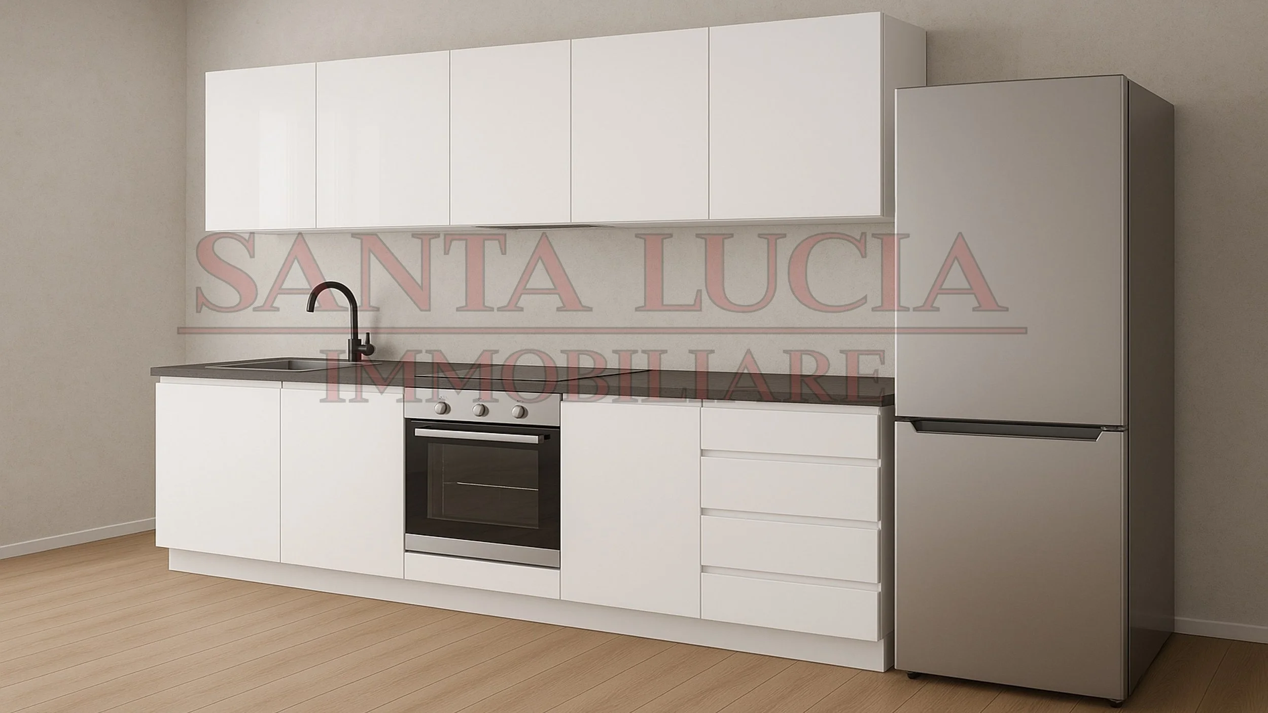 Elegante bilocale con balcone in Via Ravizza 14 - Santa Lucia Immobiliare