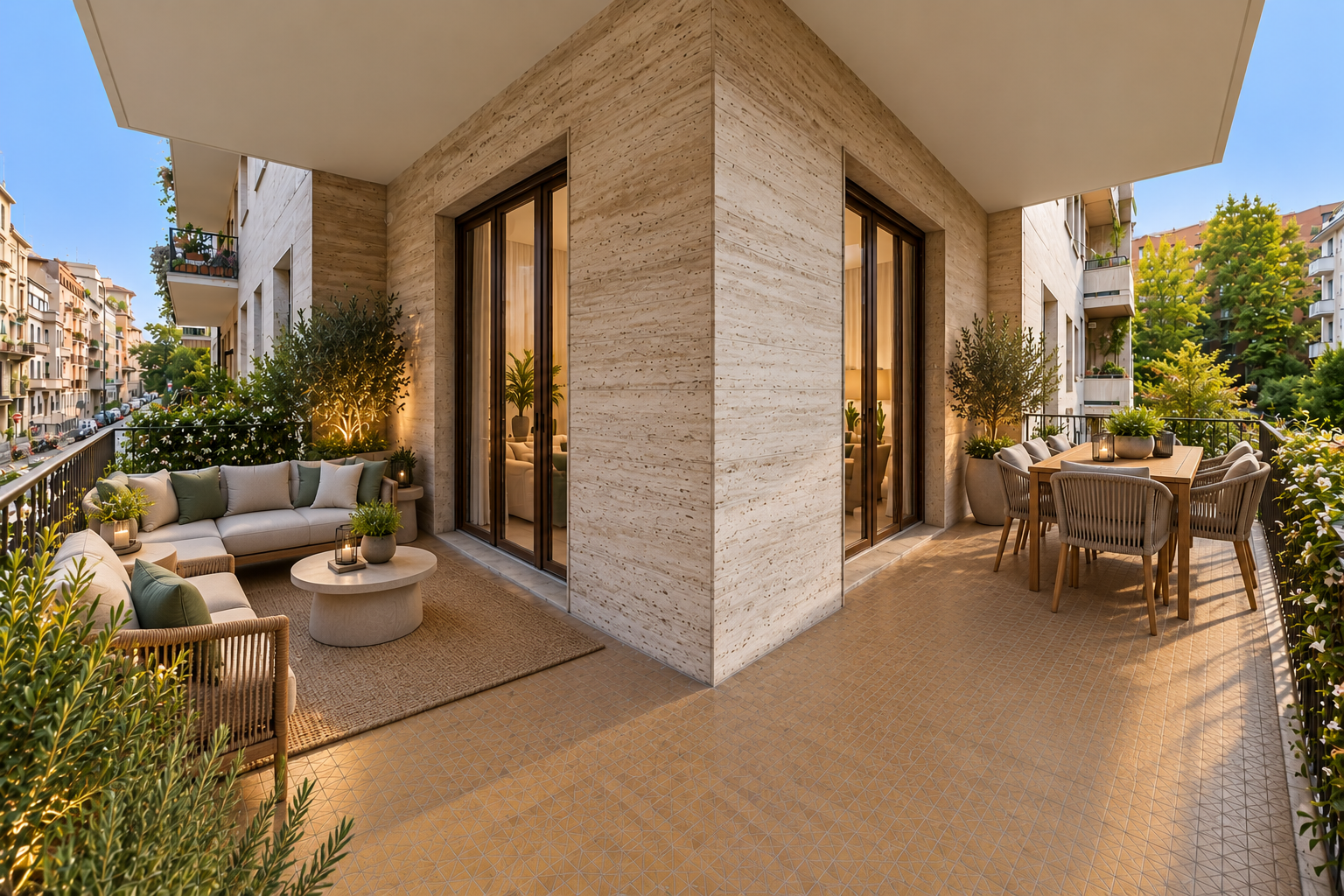 Via Mauro Macchi 58 - Trilocale ristrutturato con terrazzo e posto auto - Santa Lucia Immobiliare