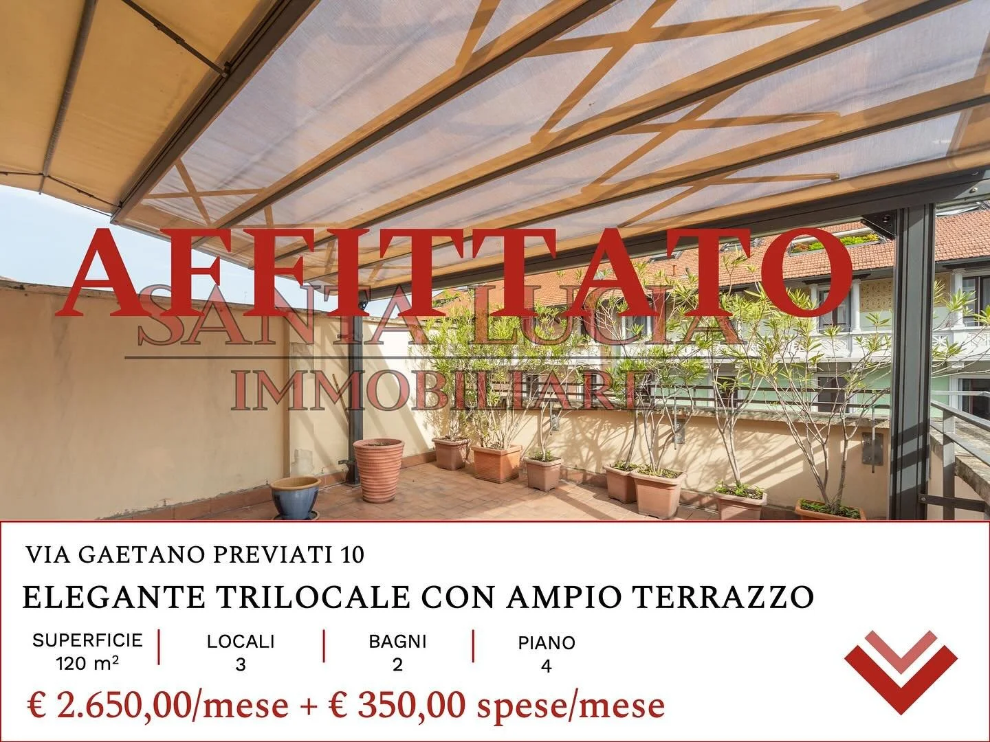 SANTA LUCIA IMMOBILIARE: BREAKING NEWS π‘πβ¨
Le temperature sono calde, molto calde a Milano, così come la carrellata dei nostri affitti chiusi in questi giorni! π π₯
Non lasciatevi scappare le occasioni più hot dell’es