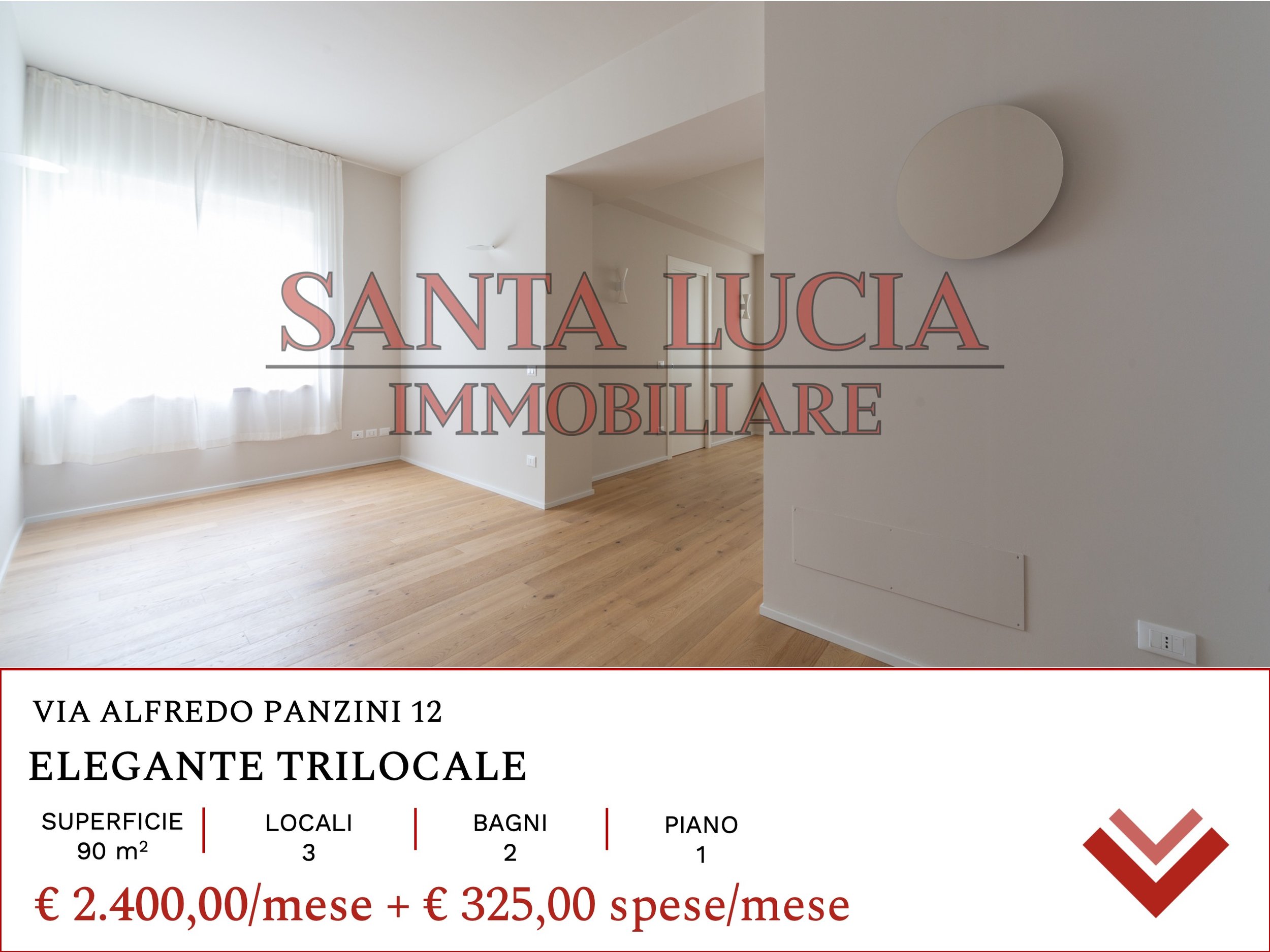 VIA ALFREDO PANZINI 12 TRILOCALE 95 MQ