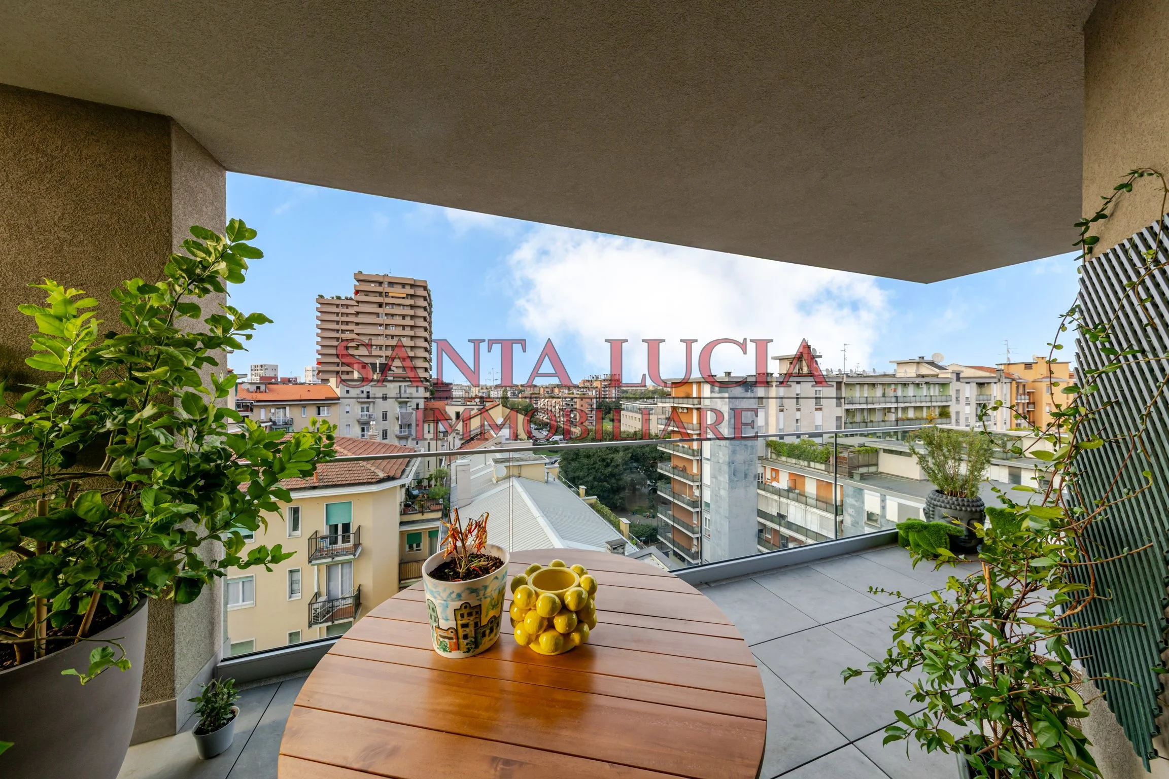 Trilocale al 9 piano con terrazzo classe energetica A4  - via Sebastiano Serlio 7 - Santa Lucia Immobiliare Milano