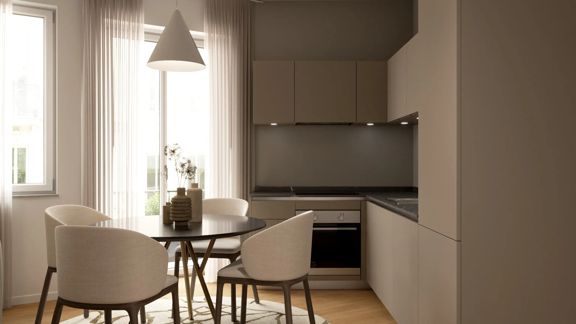 Via Mercadante - Elegante bilocale di nuova realizzazione con posto auto - In vendita - Santa Lucia Immobiliare