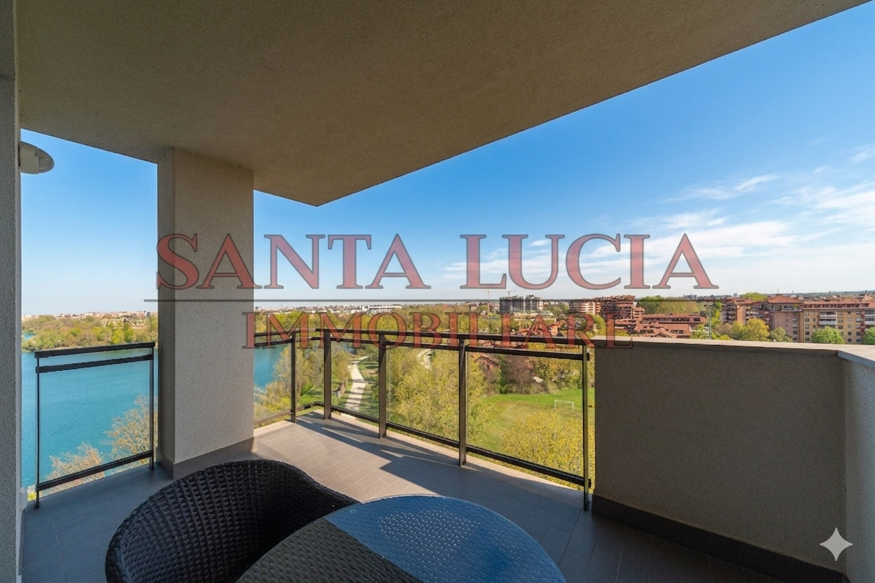 Trilocale panoramico con terrazza affacciata sul lago - Via Giotto 2a - Segrate - Santa Lucia Immobiliare
