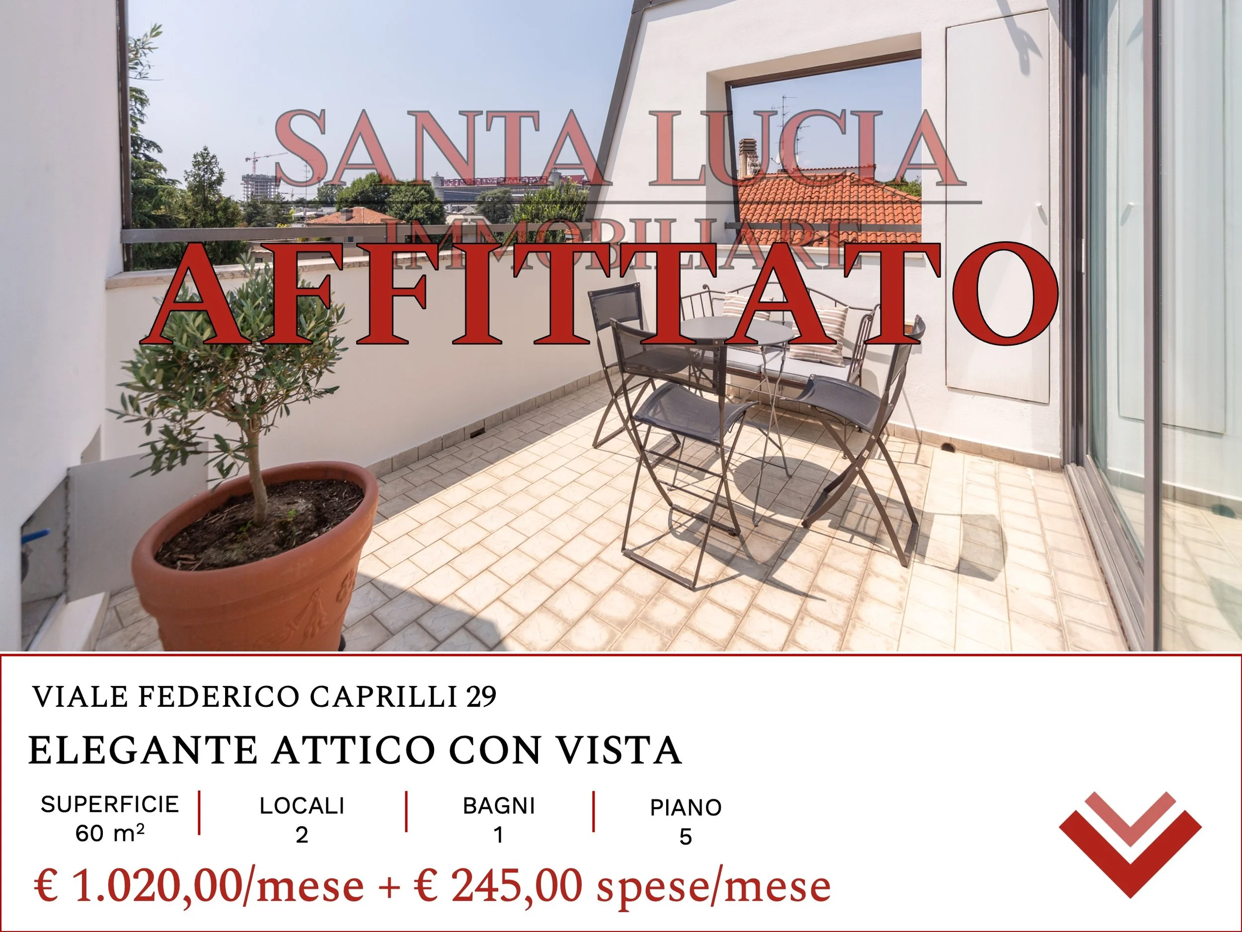 AFFITTATO VIALE FEDERICO CAPRILLI 29