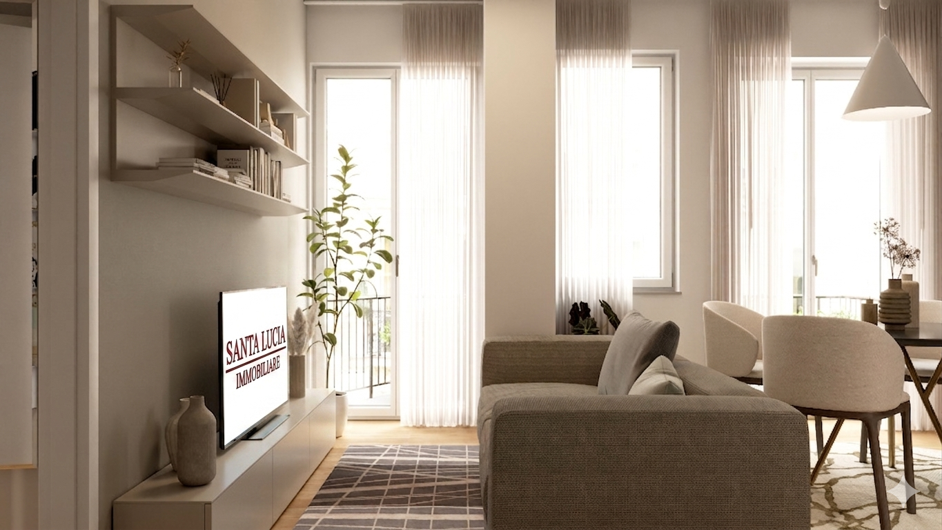 Via Mercadante - Elegante bilocale di nuova realizzazione con posto auto - In vendita - Santa Lucia Immobiliare