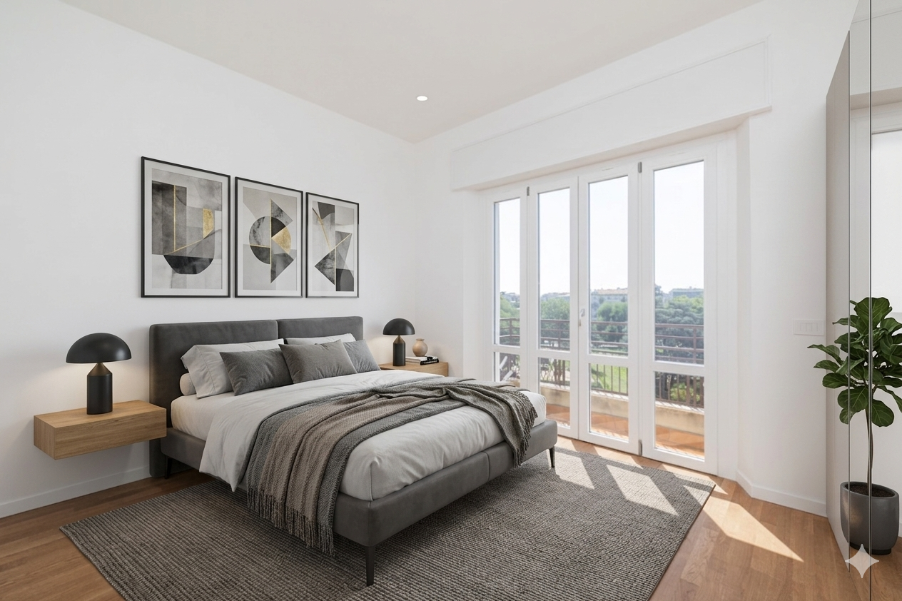 Elegante e luminoso bilocale ristrutturato a nuovo - Piazzale Brescia 22 - Santa Lucia Immobiliare Milano