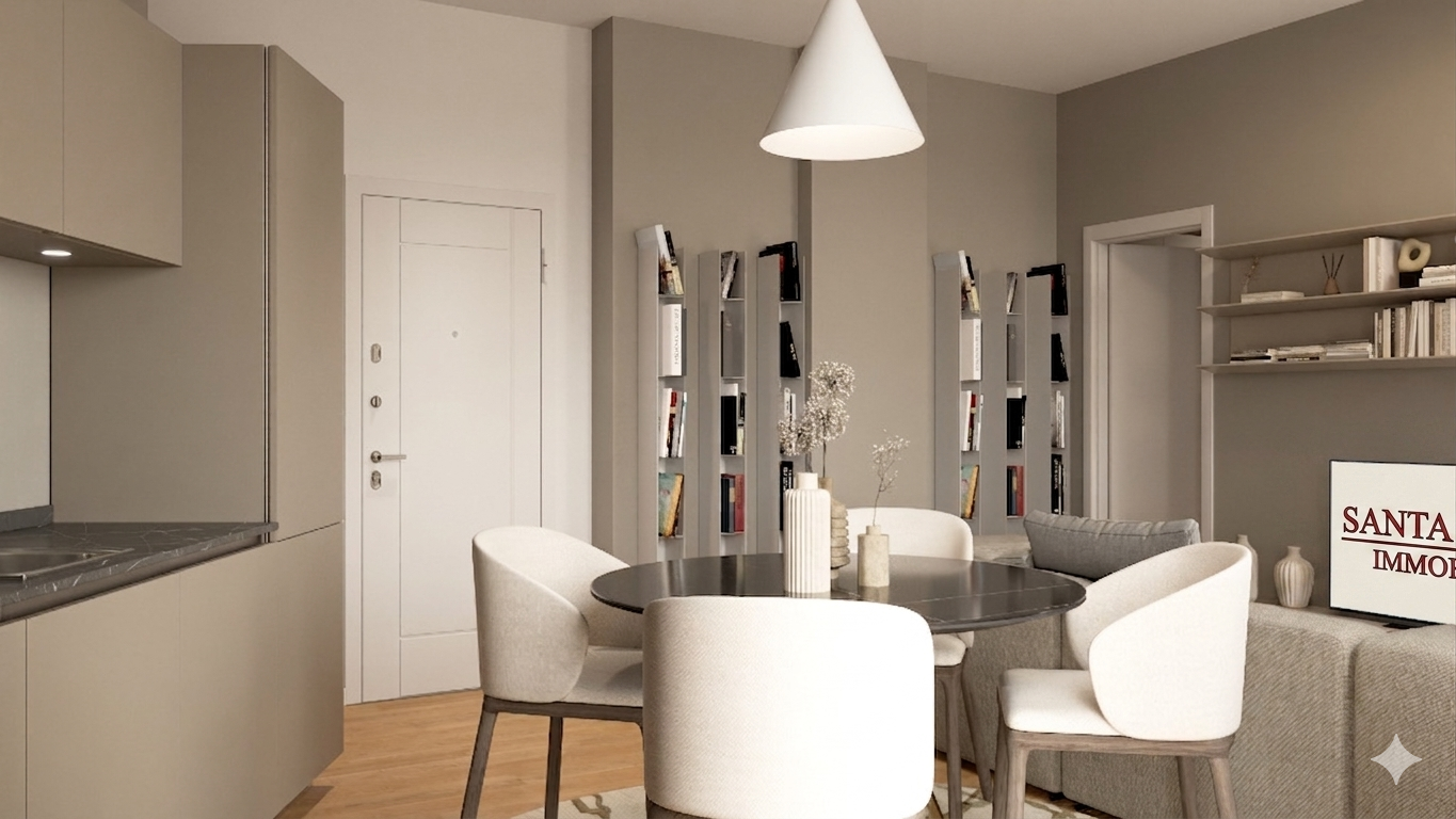 Via Mercadante - Elegante bilocale di nuova realizzazione con posto auto - In vendita - Santa Lucia Immobiliare